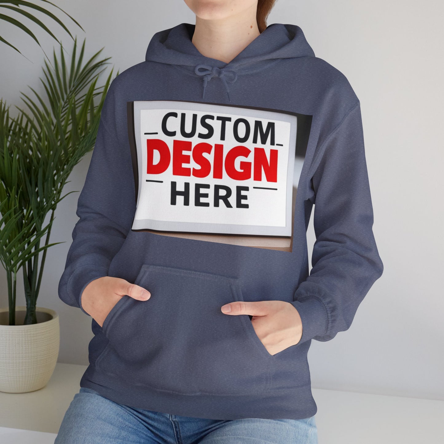 NAAMS Unisex Classic Fit Design Your Own Hoodie - 8.0 oz 100% Cotton