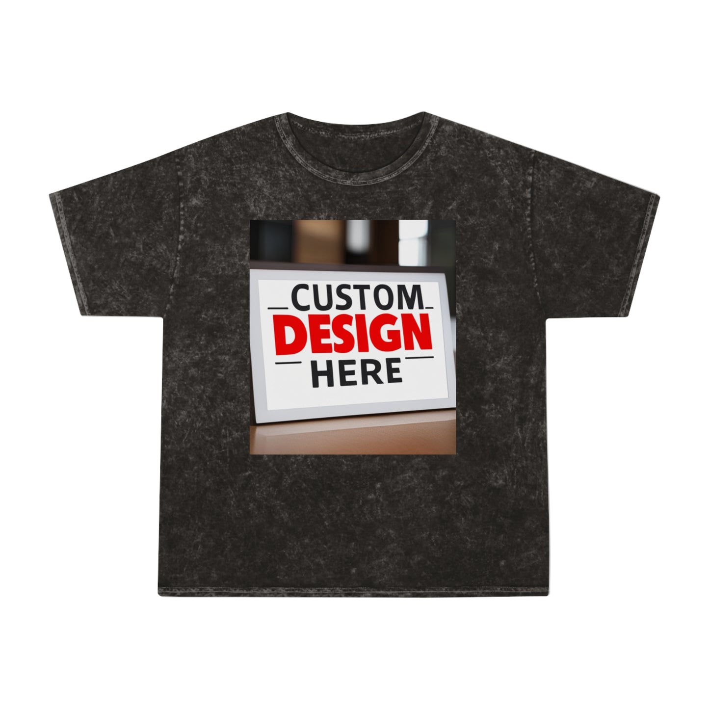 NAAMS Unisex Design Your Own Mineral Wash 5.3oz 100%Cotton T-Shirt