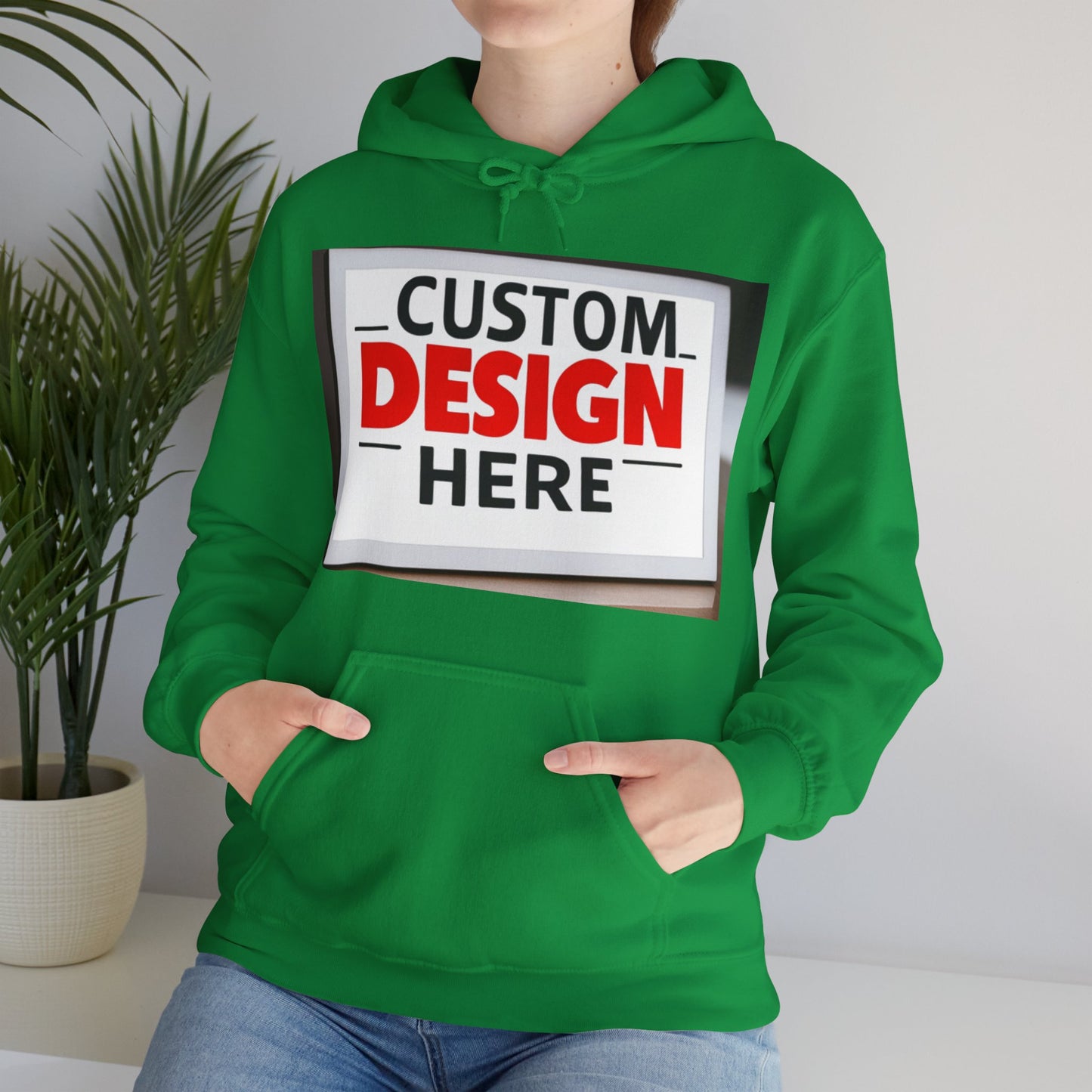 NAAMS Unisex Classic Fit Design Your Own Hoodie - 8.0 oz 100% Cotton