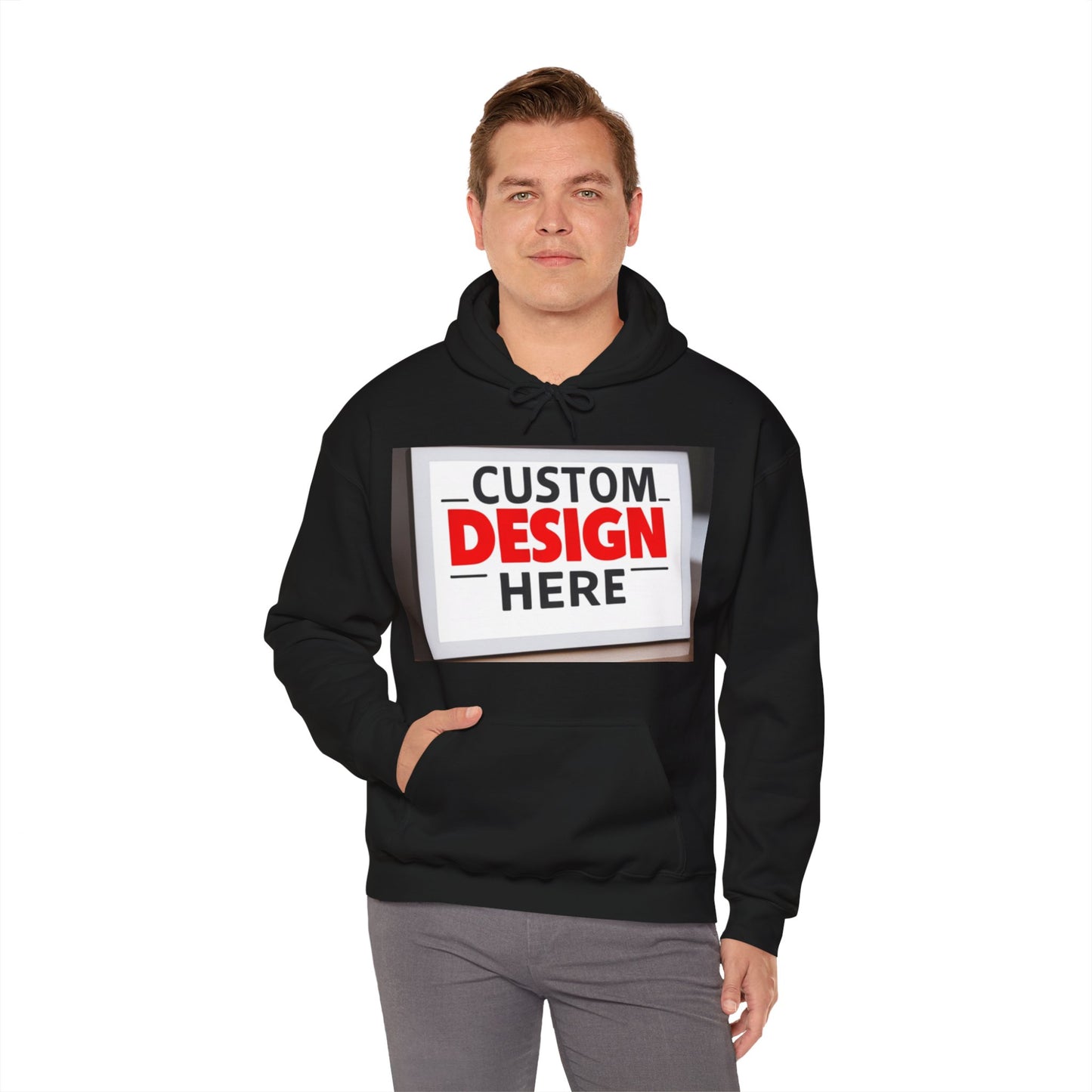 NAAMS Unisex Classic Fit Design Your Own Hoodie - 8.0 oz 100% Cotton