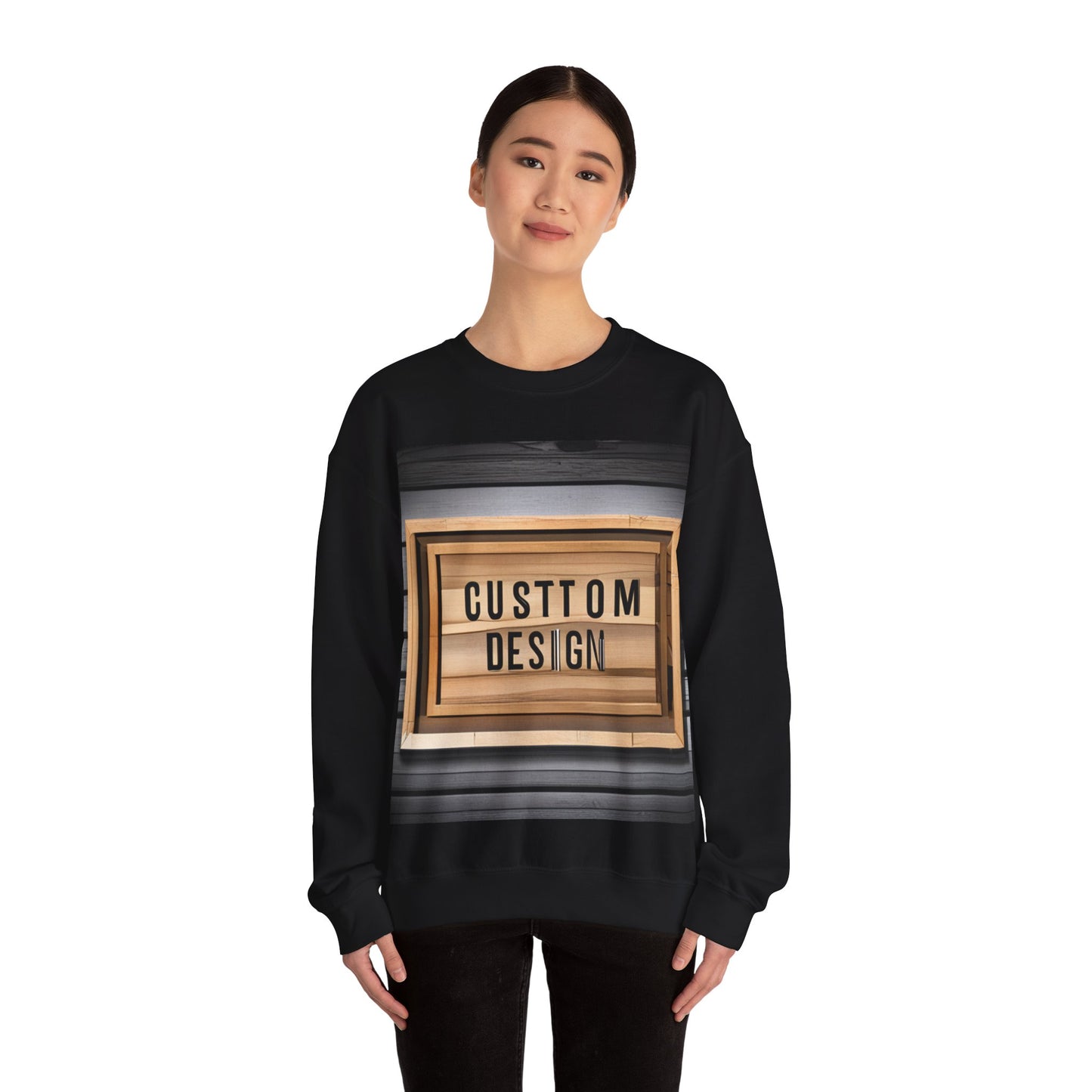 NAAMS Unisex Classic Fit Design Your Own Crewneck Sweatshirt - 8.0 oz 100% Cotton