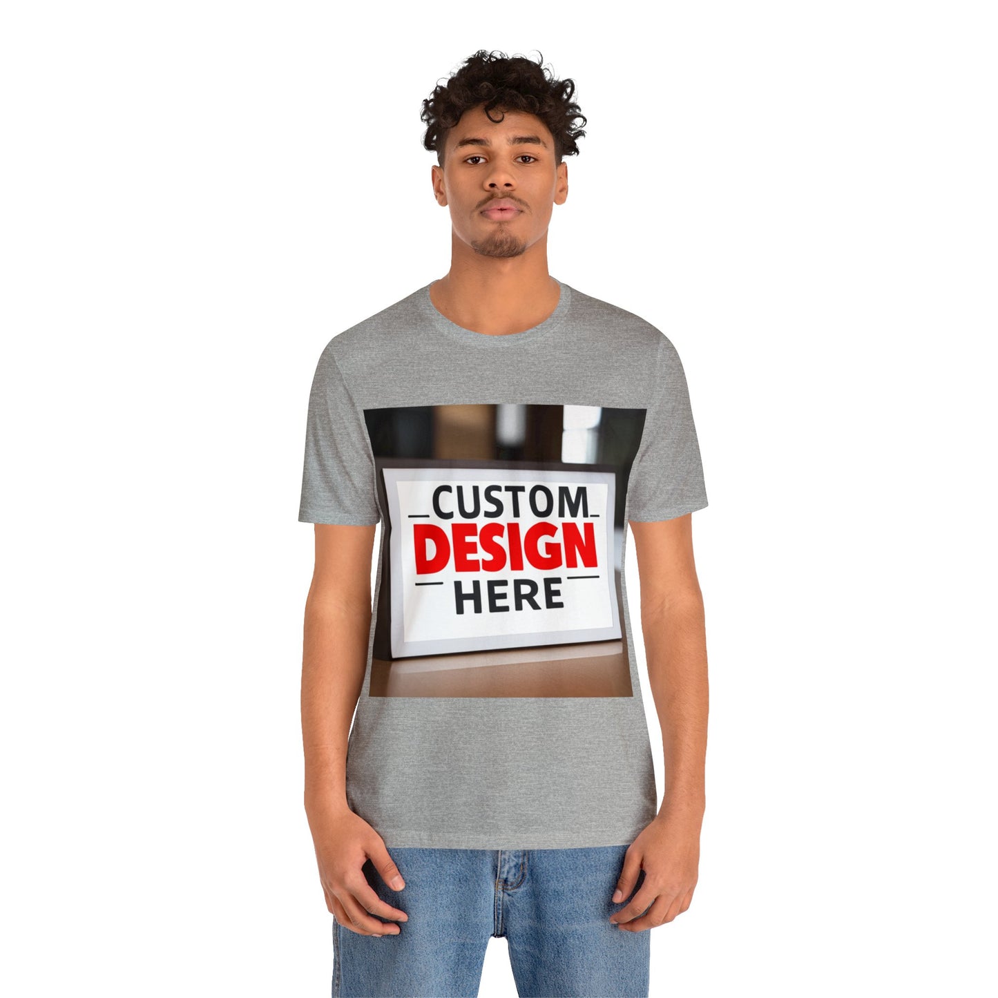NAAMS Design Your Custom Tee - Unisex 4.2oz 100% Cotton Jersey Short Sleeve Tee