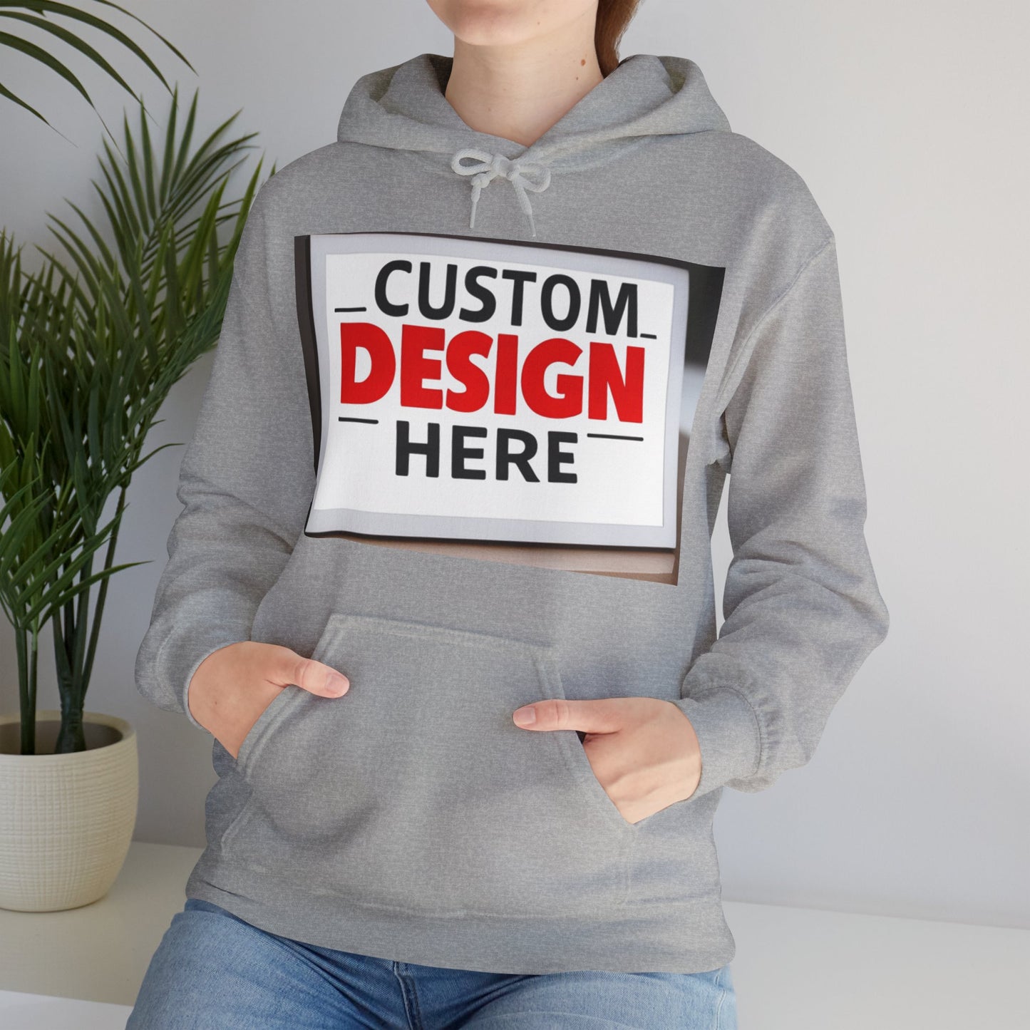 NAAMS Unisex Classic Fit Design Your Own Hoodie - 8.0 oz 100% Cotton