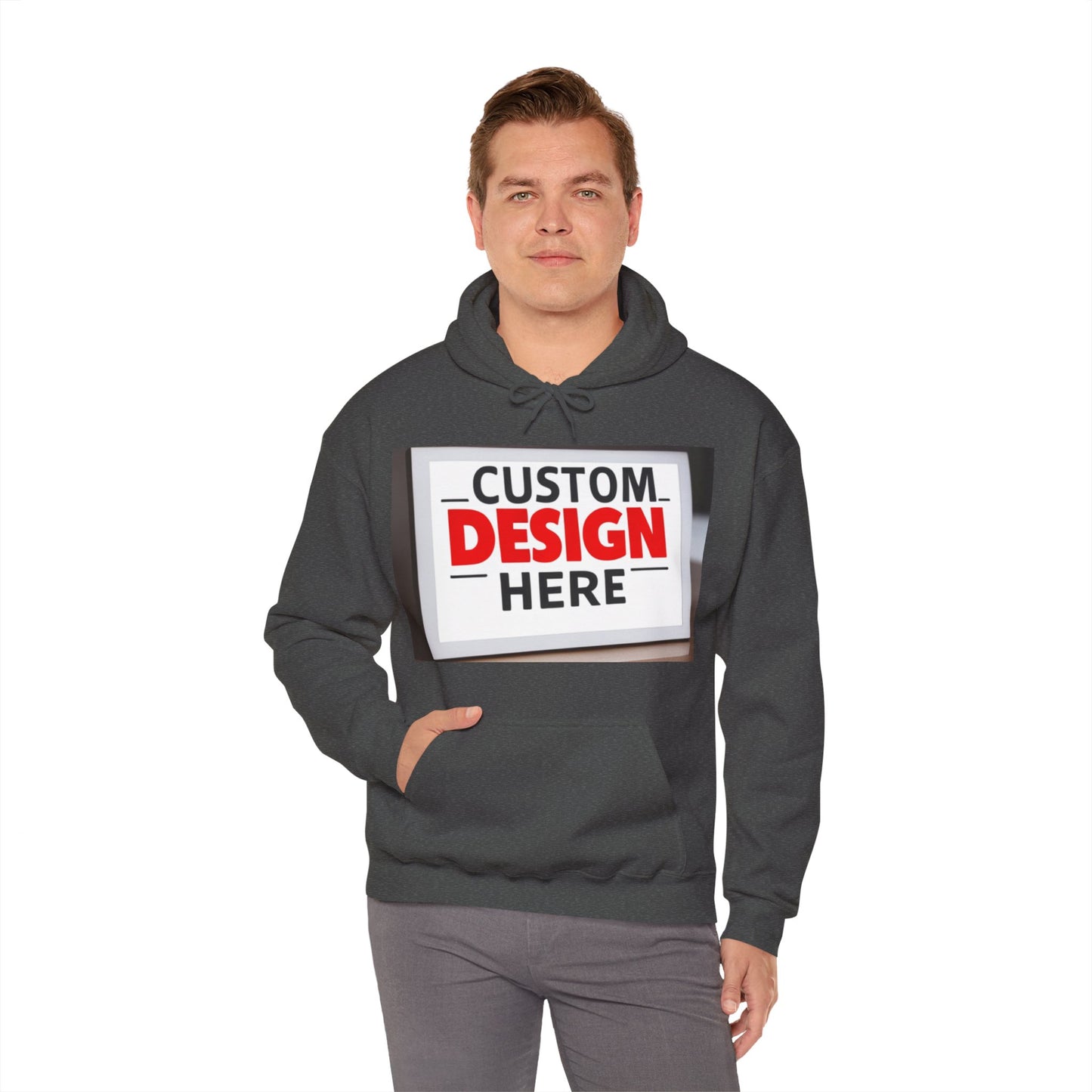 NAAMS Unisex Classic Fit Design Your Own Hoodie - 8.0 oz 100% Cotton