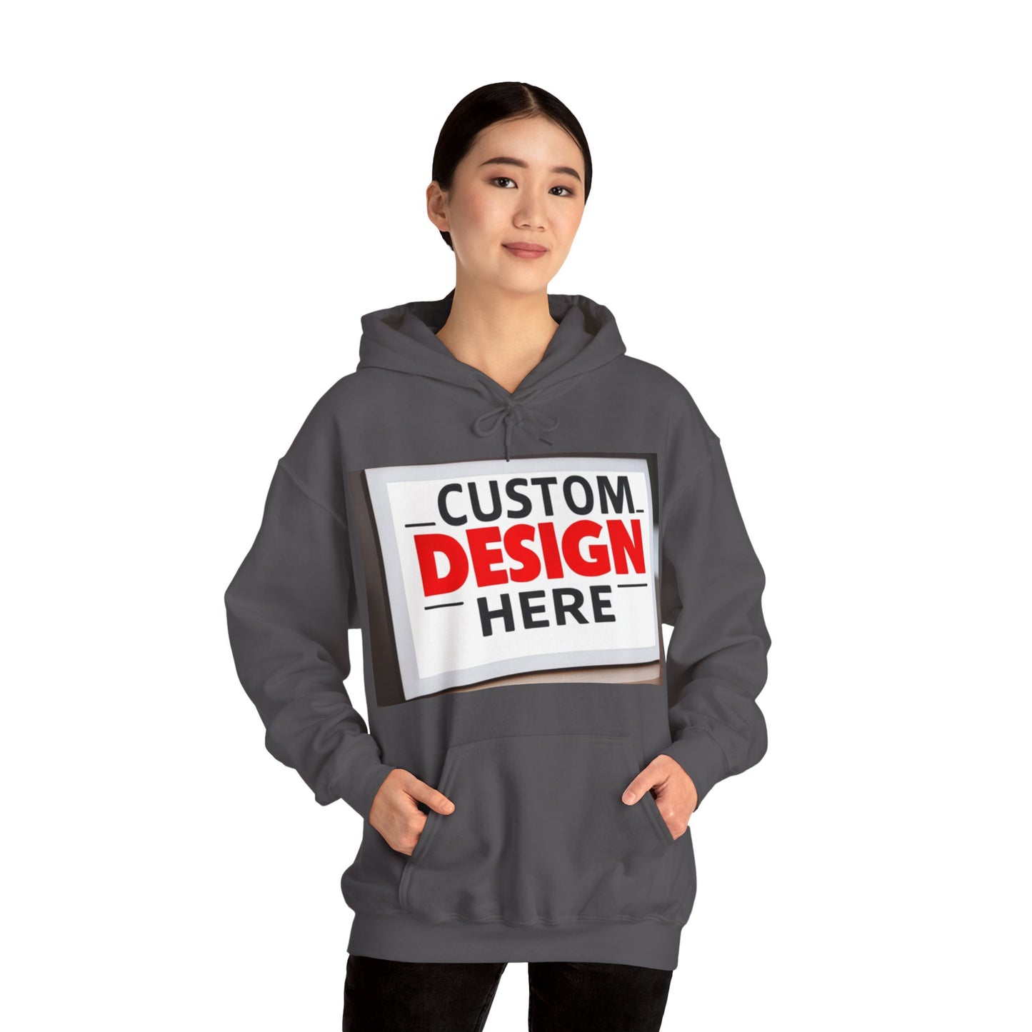 NAAMS Unisex Classic Fit Design Your Own Hoodie - 8.0 oz 100% Cotton