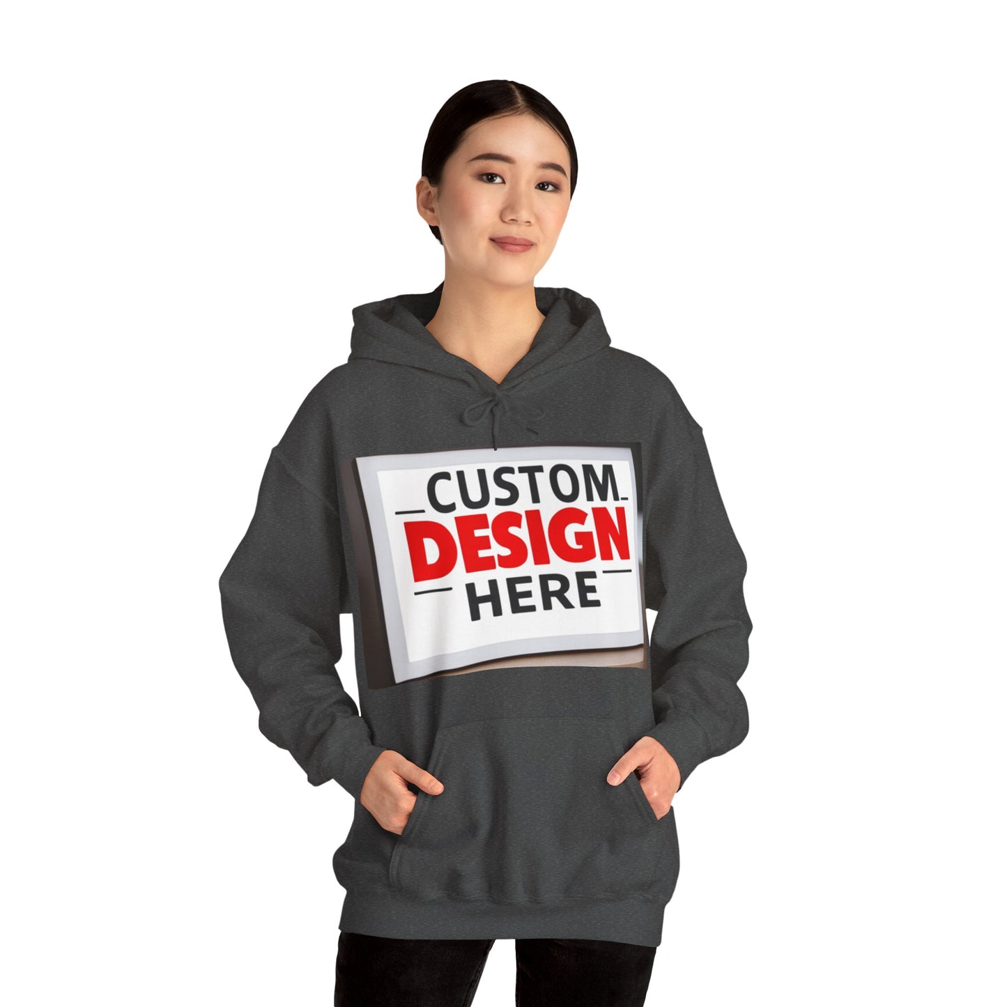 NAAMS Unisex Classic Fit Design Your Own Hoodie - 8.0 oz 100% Cotton