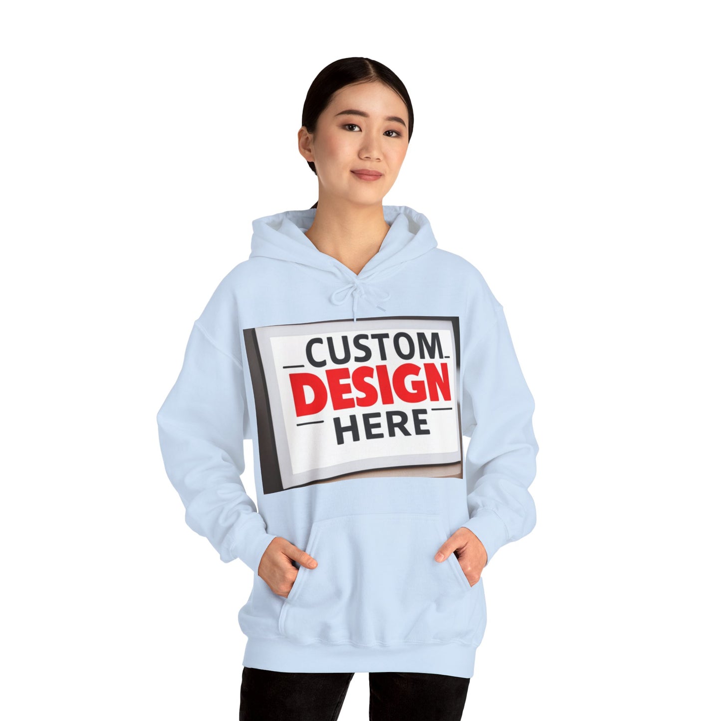 NAAMS Unisex Classic Fit Design Your Own Hoodie - 8.0 oz 100% Cotton