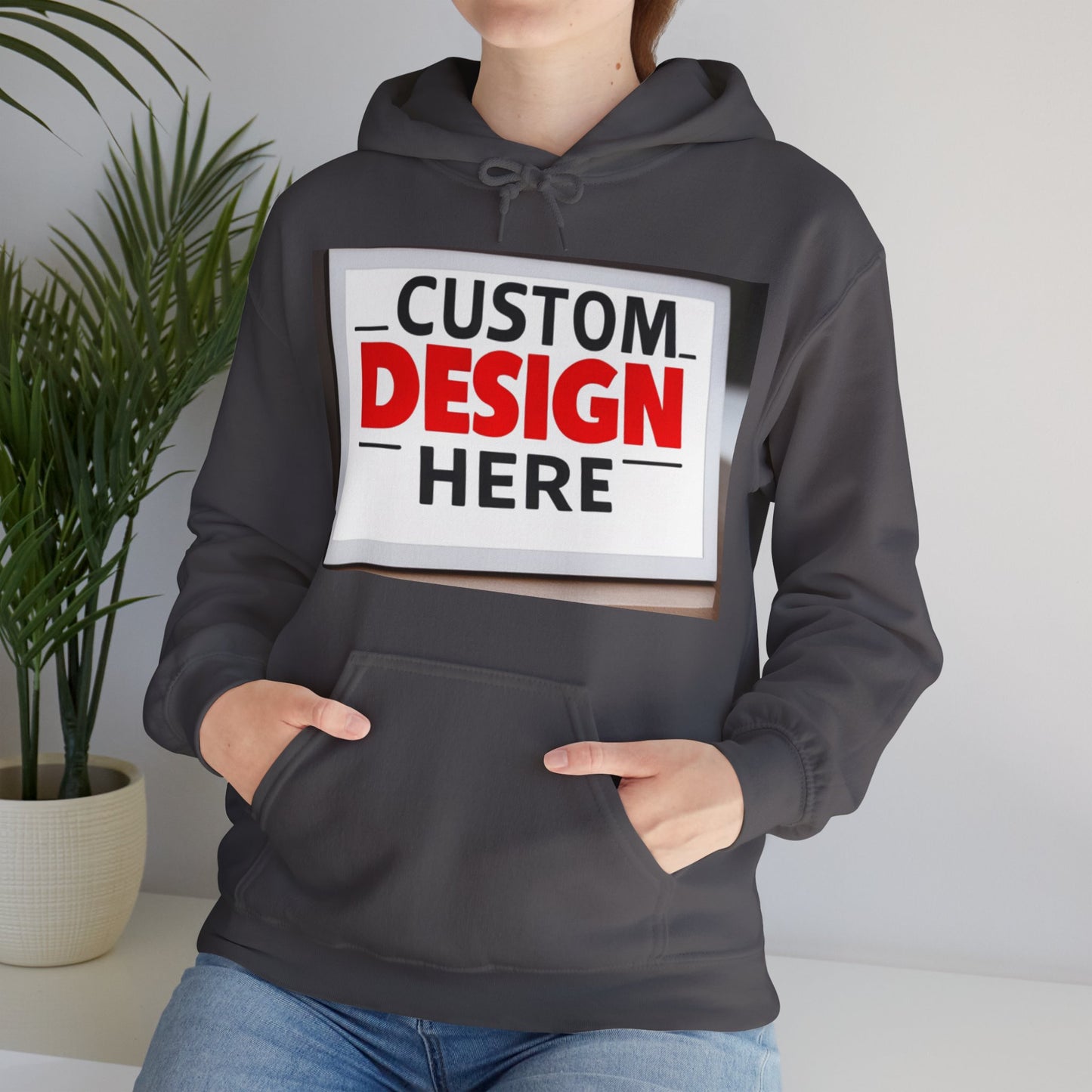 NAAMS Unisex Classic Fit Design Your Own Hoodie - 8.0 oz 100% Cotton