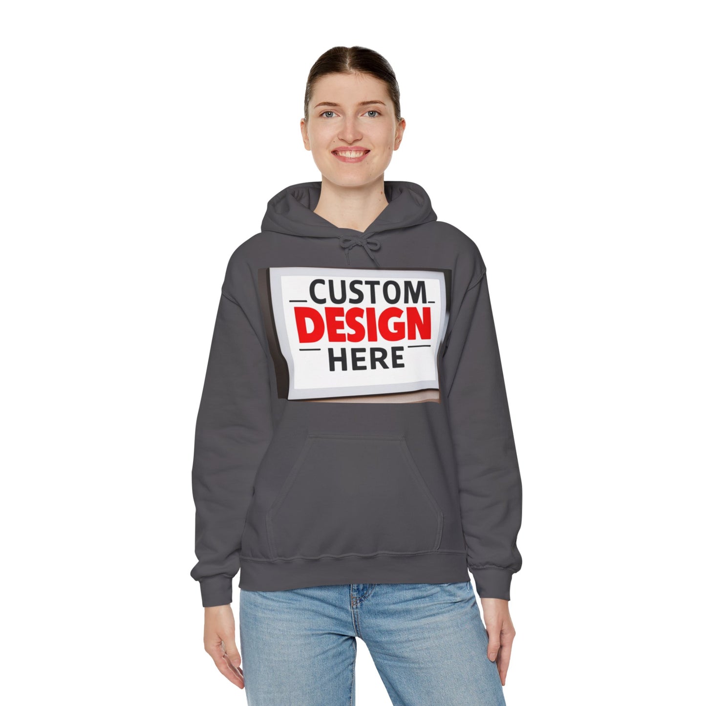 NAAMS Unisex Classic Fit Design Your Own Hoodie - 8.0 oz 100% Cotton