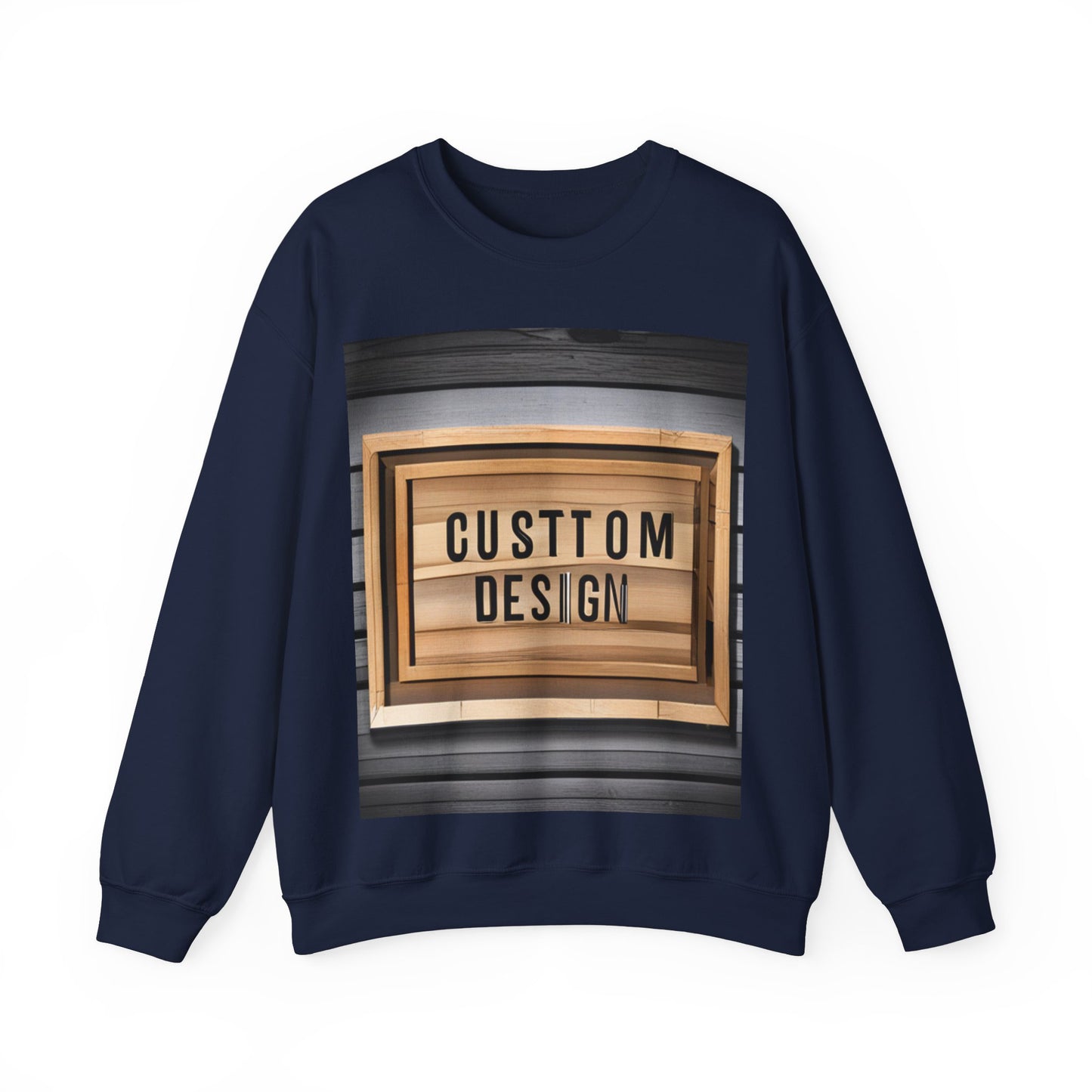 NAAMS Unisex Classic Fit Design Your Own Crewneck Sweatshirt - 8.0 oz 100% Cotton
