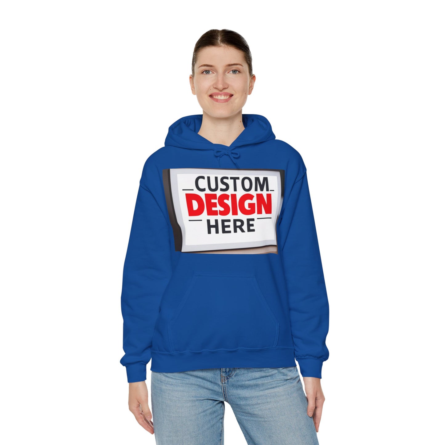 NAAMS Unisex Classic Fit Design Your Own Hoodie - 8.0 oz 100% Cotton