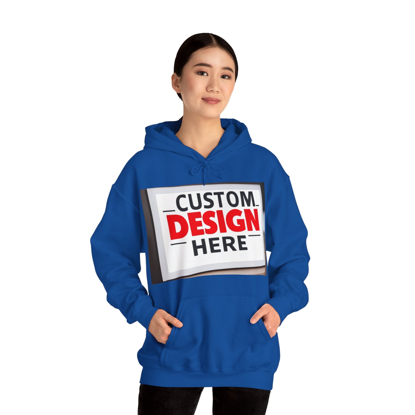 NAAMS Unisex Classic Fit Design Your Own Hoodie - 8.0 oz 100% Cotton