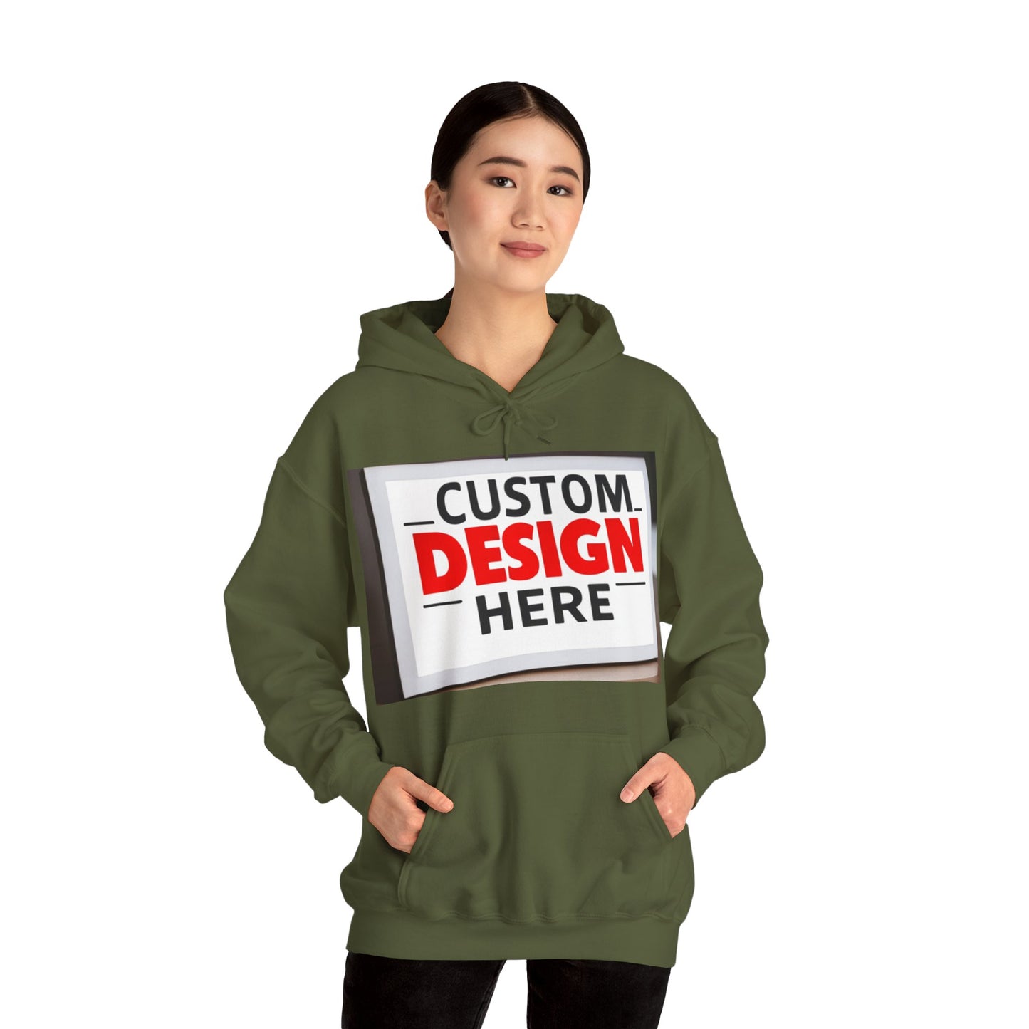 NAAMS Unisex Classic Fit Design Your Own Hoodie - 8.0 oz 100% Cotton