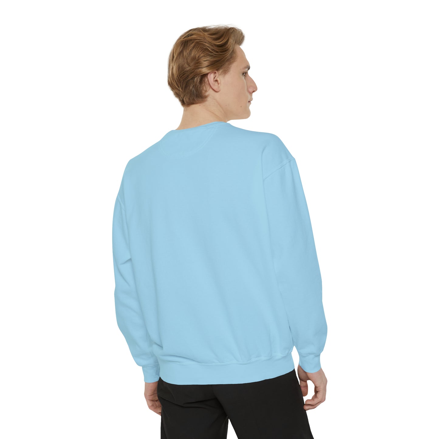 NAAMS Unisex Classic Fit Design Your Own Crewneck Garment-Dyed Sweatshirt - 9.5 oz 80% Cotton