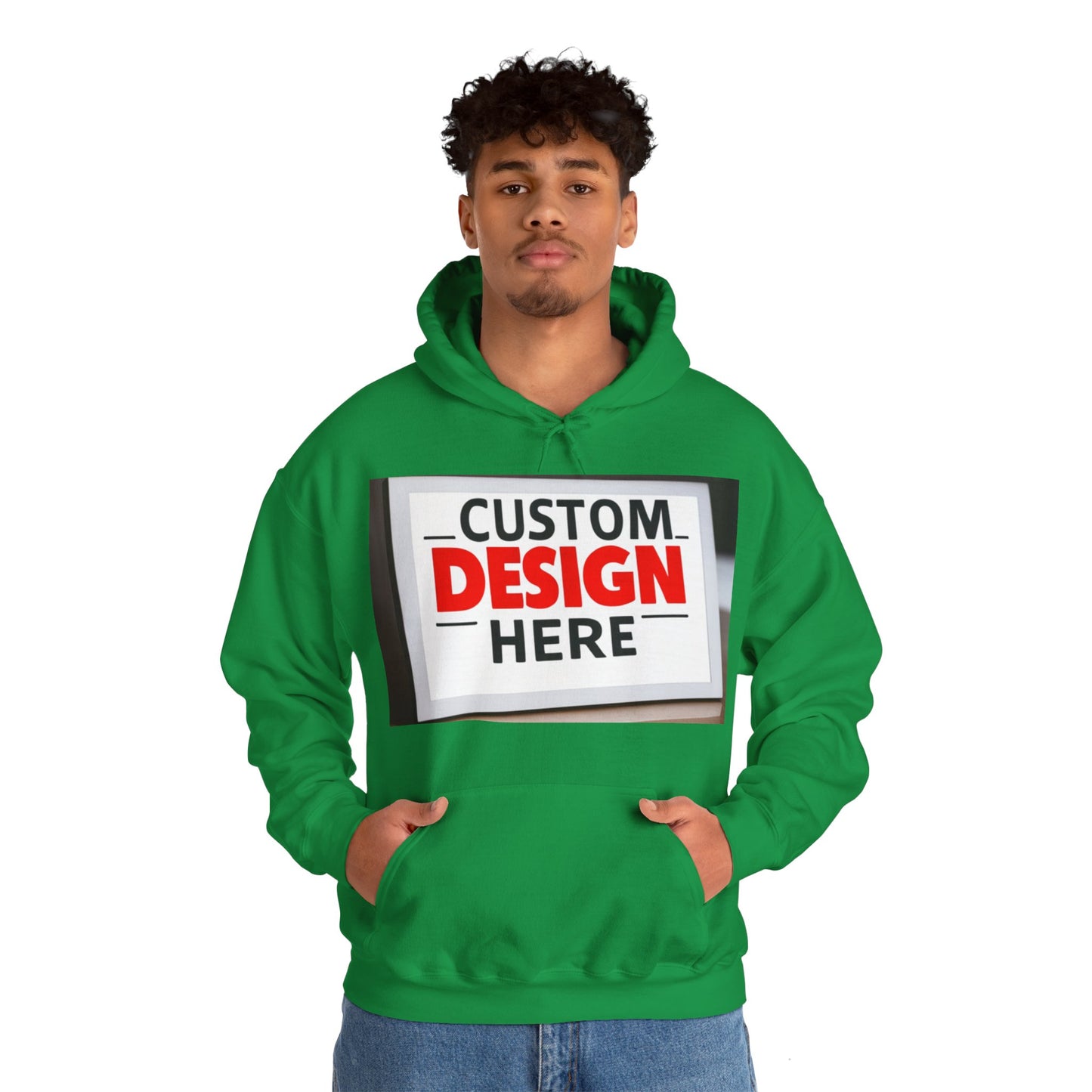 NAAMS Unisex Classic Fit Design Your Own Hoodie - 8.0 oz 100% Cotton