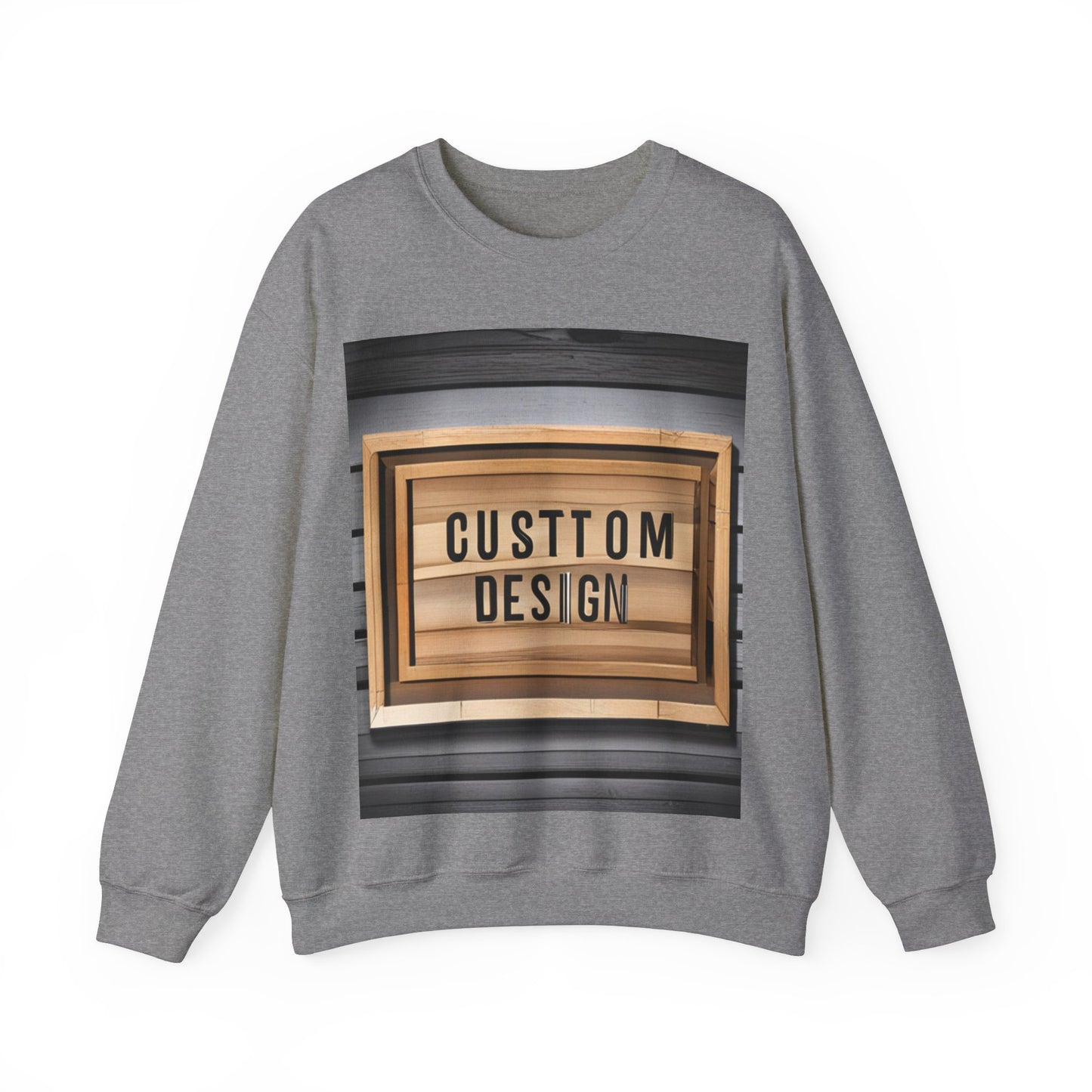 NAAMS Unisex Classic Fit Design Your Own Crewneck Sweatshirt - 8.0 oz 100% Cotton