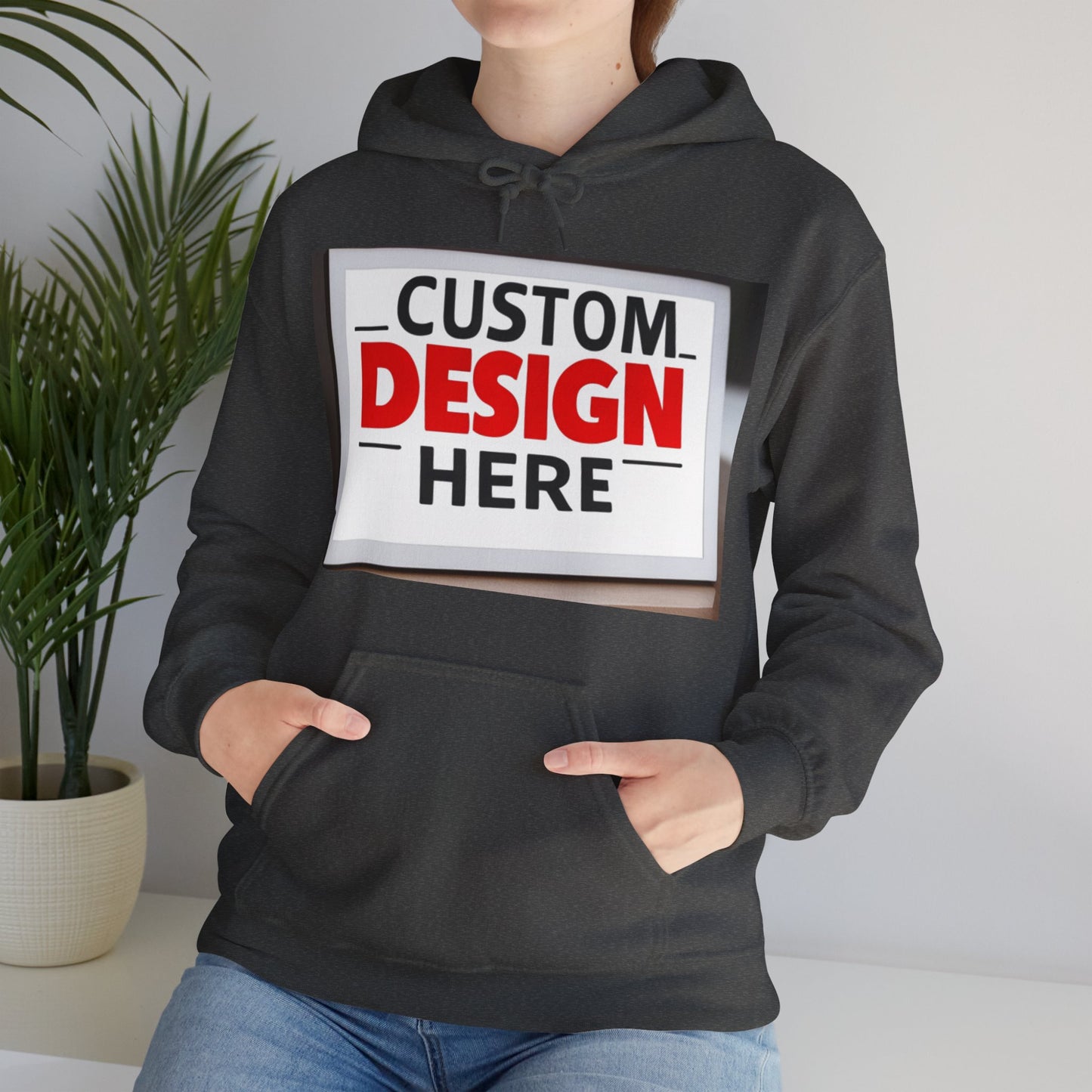 NAAMS Unisex Classic Fit Design Your Own Hoodie - 8.0 oz 100% Cotton