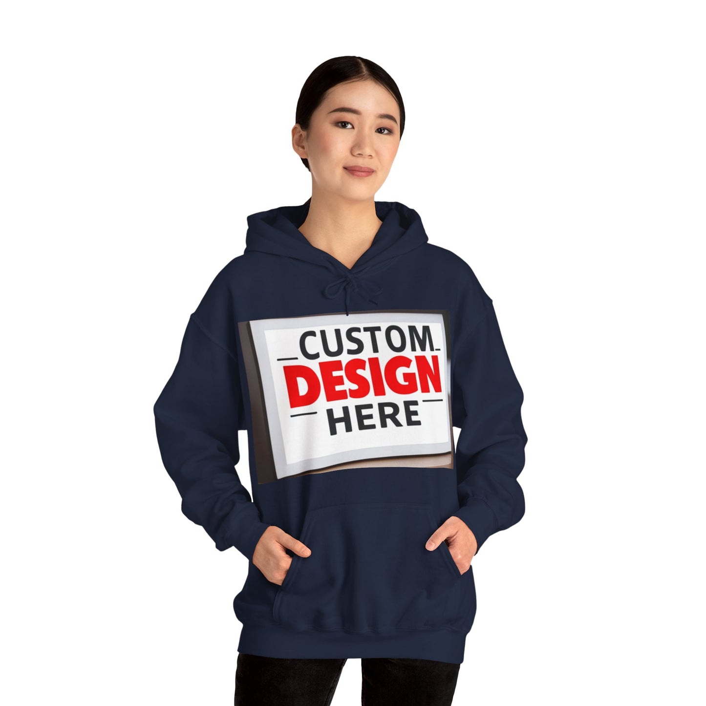NAAMS Unisex Classic Fit Design Your Own Hoodie - 8.0 oz 100% Cotton