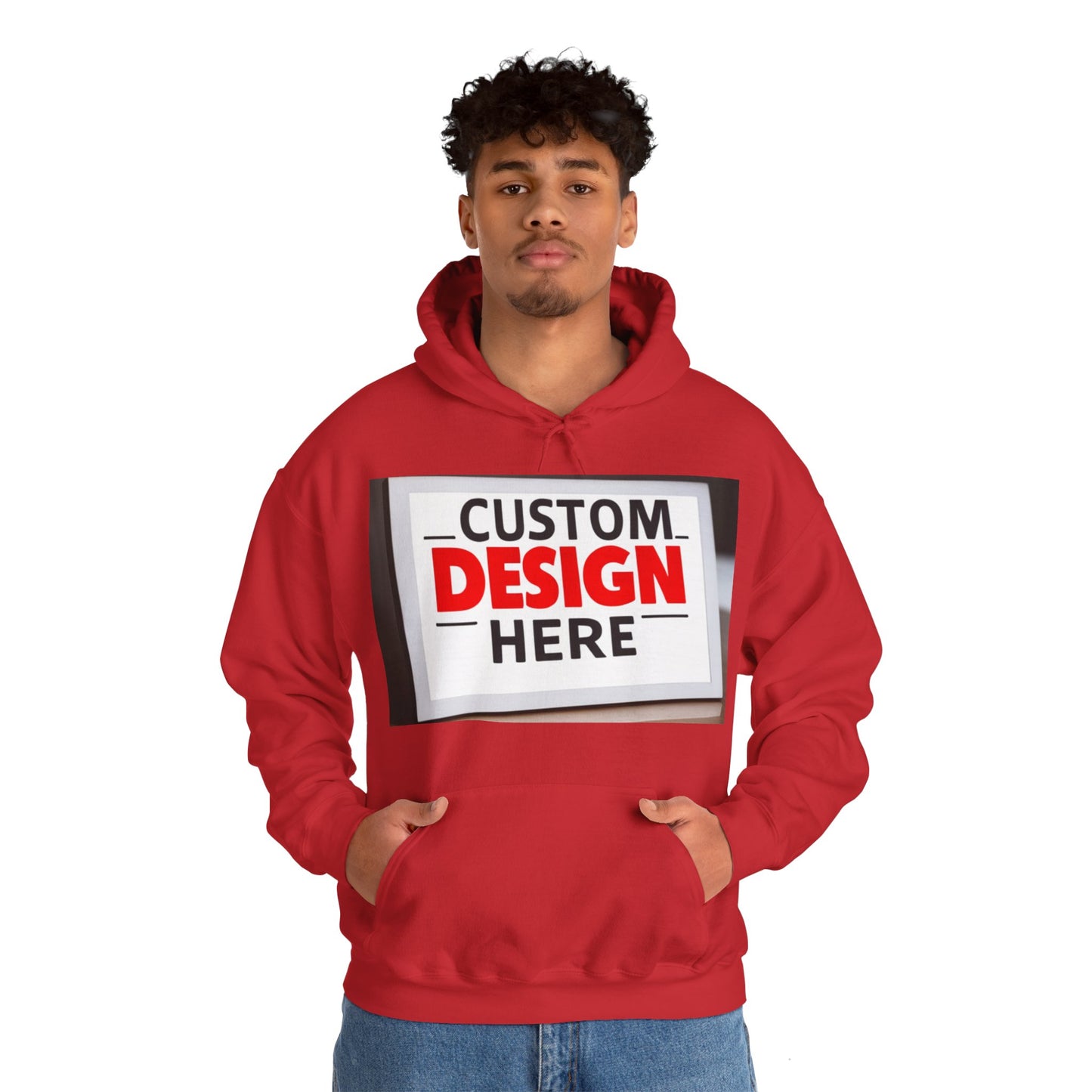 NAAMS Unisex Classic Fit Design Your Own Hoodie - 8.0 oz 100% Cotton