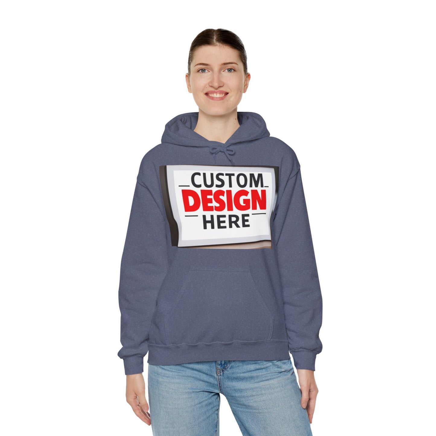 NAAMS Unisex Classic Fit Design Your Own Hoodie - 8.0 oz 100% Cotton