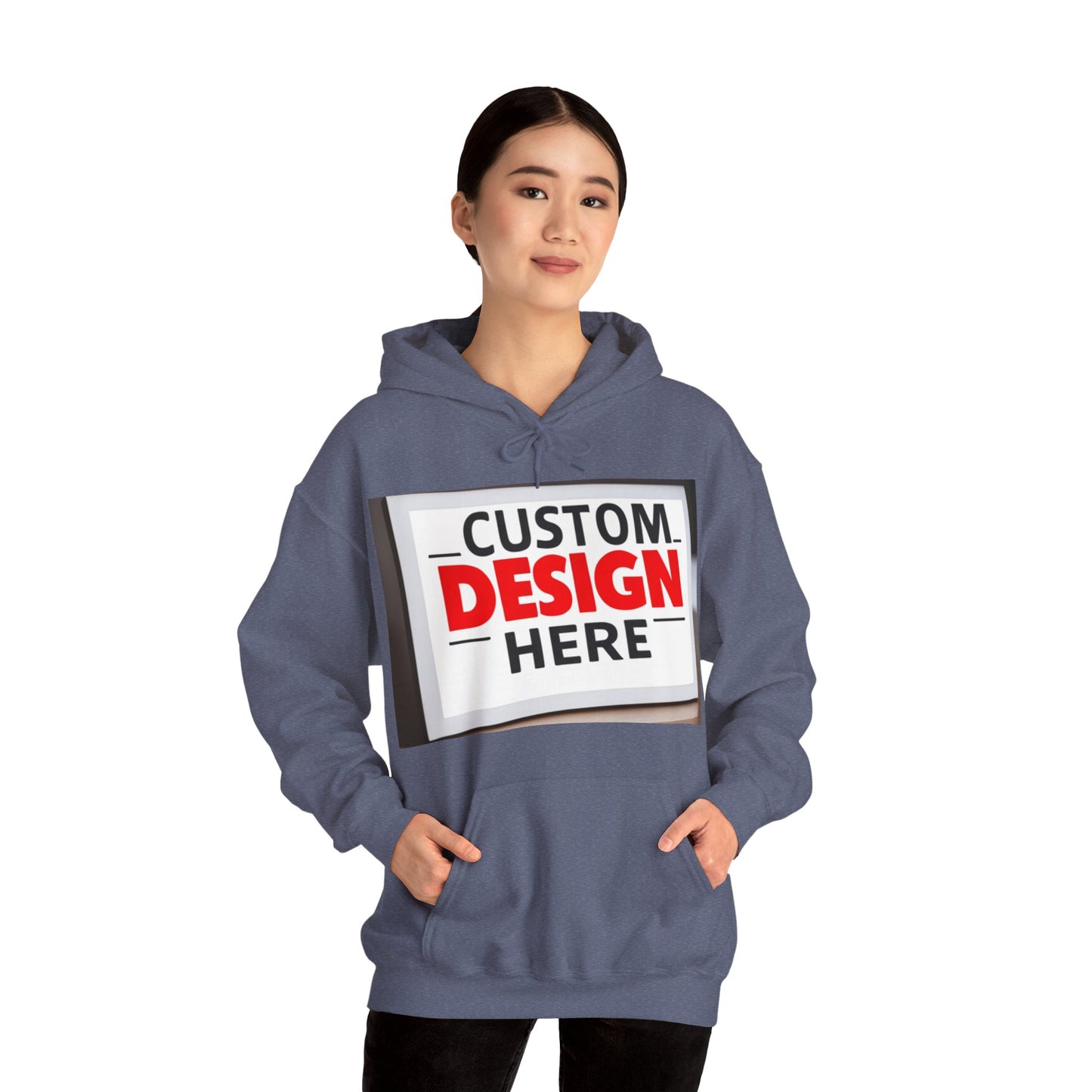 NAAMS Unisex Classic Fit Design Your Own Hoodie - 8.0 oz 100% Cotton