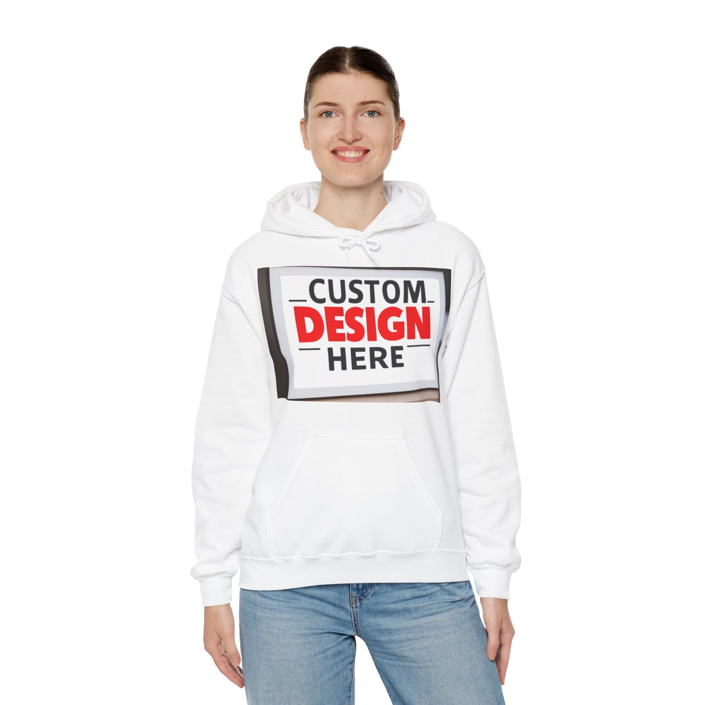 NAAMS Unisex Classic Fit Design Your Own Hoodie - 8.0 oz 100% Cotton