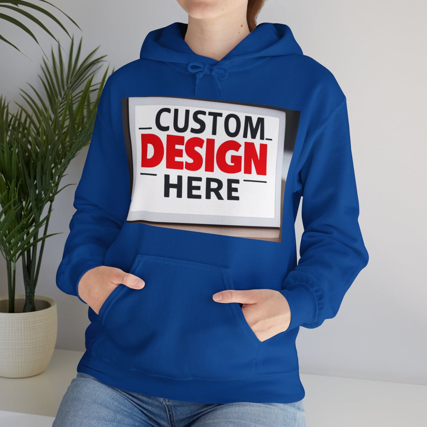 NAAMS Unisex Classic Fit Design Your Own Hoodie - 8.0 oz 100% Cotton