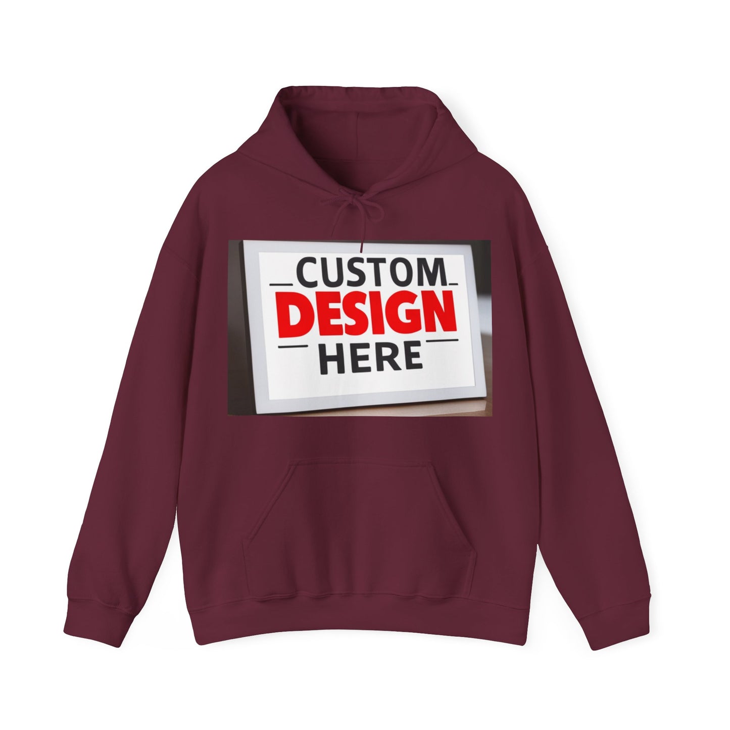 NAAMS Unisex Classic Fit Design Your Own Hoodie - 8.0 oz 100% Cotton
