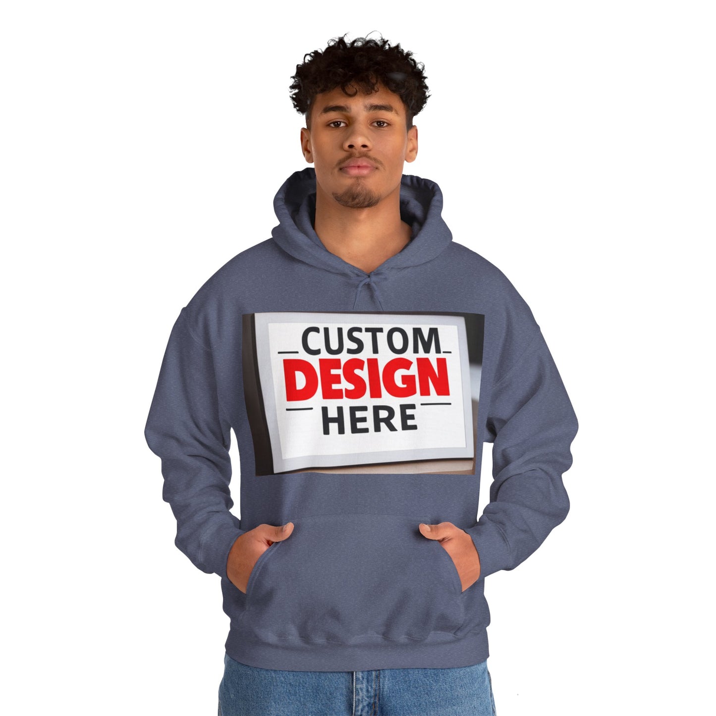 NAAMS Unisex Classic Fit Design Your Own Hoodie - 8.0 oz 100% Cotton