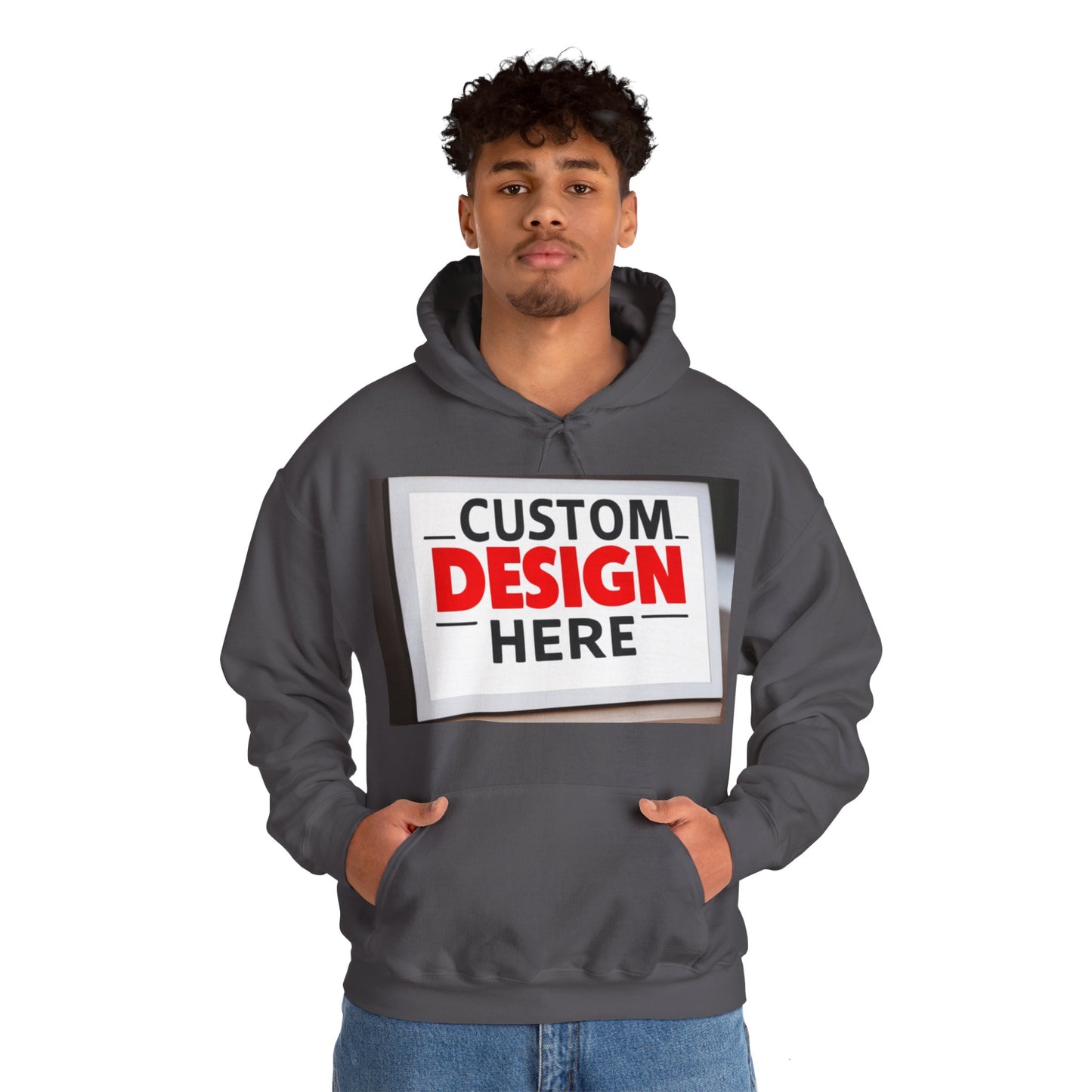 NAAMS Unisex Classic Fit Design Your Own Hoodie - 8.0 oz 100% Cotton
