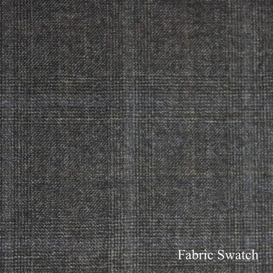 Windowpane Made To Measure Vest  - ET0007_MTM_SV