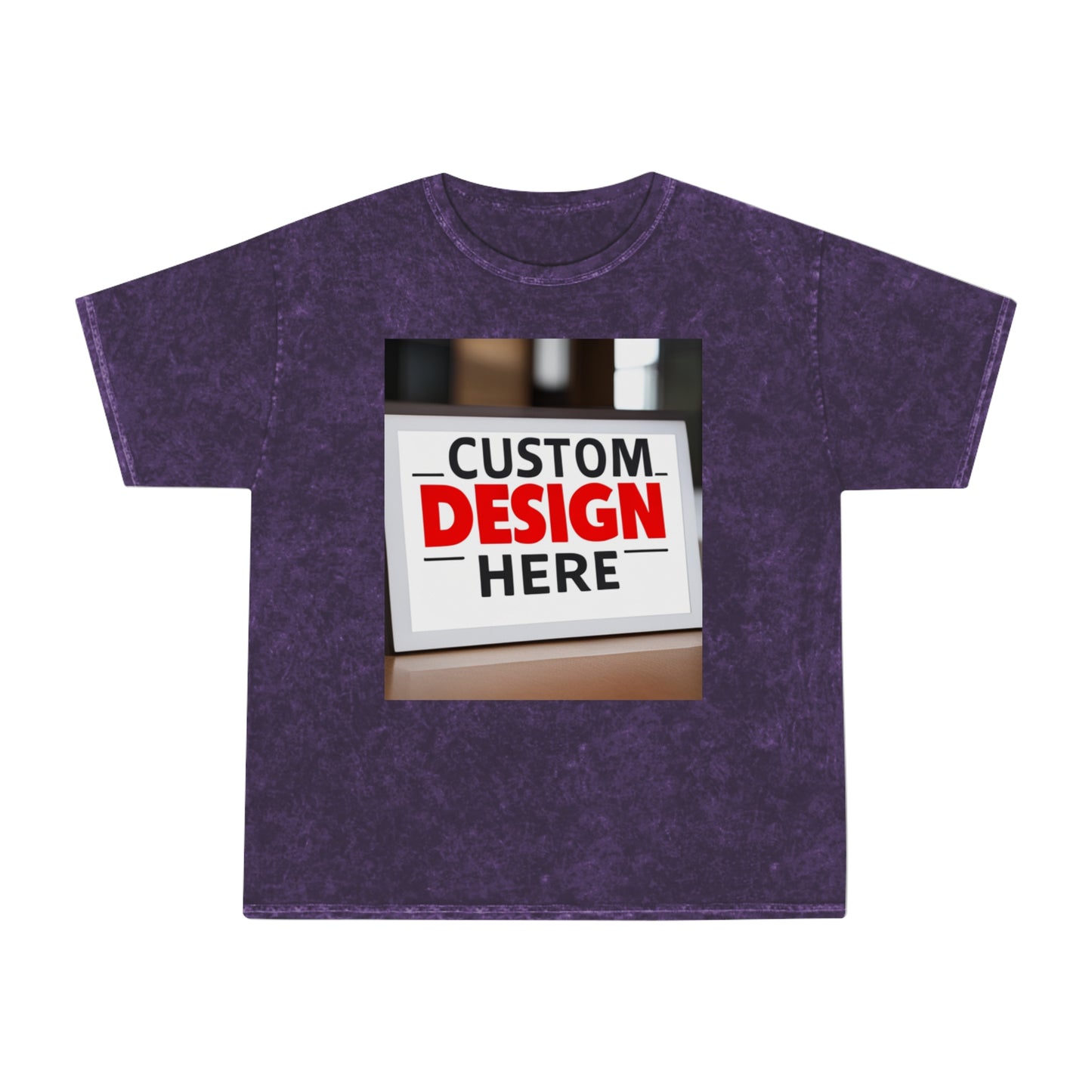 NAAMS Unisex Design Your Own Mineral Wash 5.3oz 100%Cotton T-Shirt