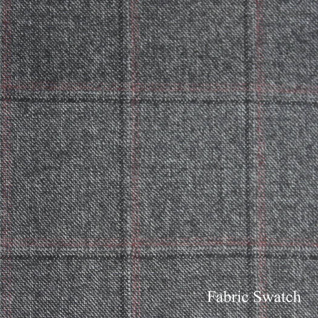 Windowpane Made To Measure Vest  - ET0019_MTM_SV