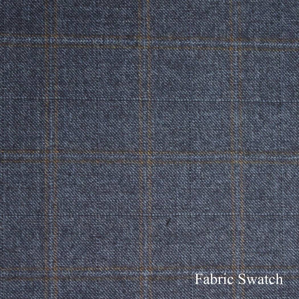 Windowpane Made To Measure Vest - ET0031_MTM_SV