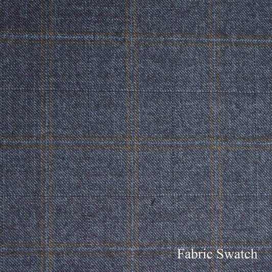 Windowpane Made To Measure Vest  - ET0031_MTM_SV
