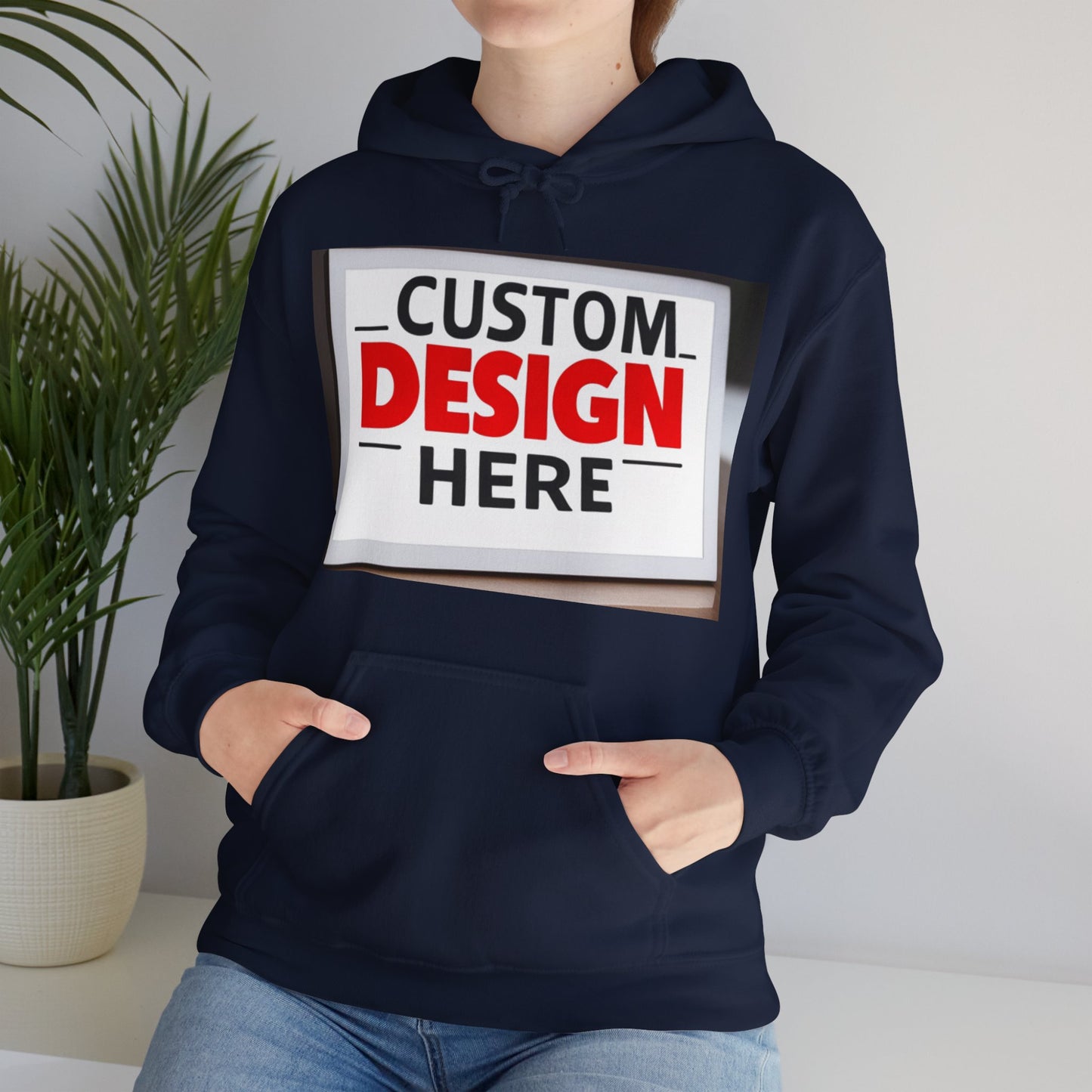 NAAMS Unisex Classic Fit Design Your Own Hoodie - 8.0 oz 100% Cotton