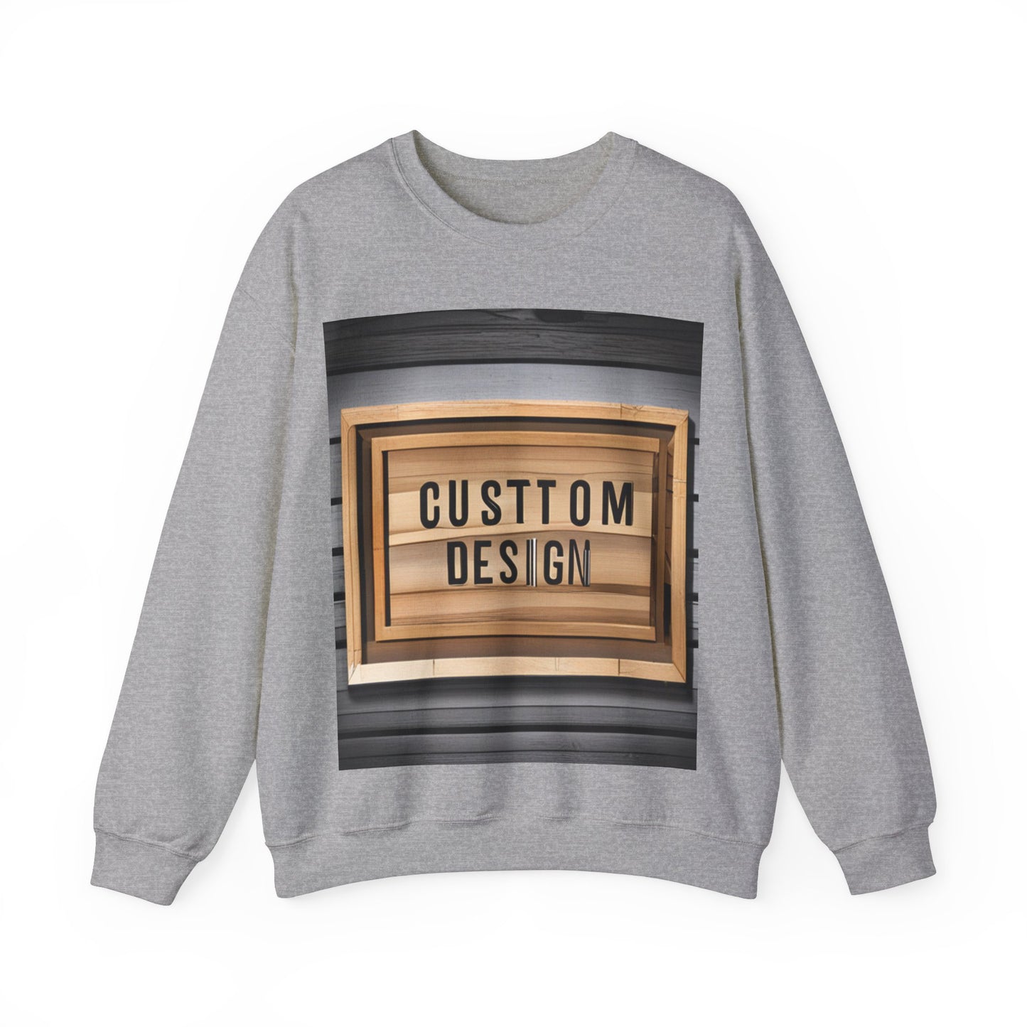NAAMS Unisex Classic Fit Design Your Own Crewneck Sweatshirt - 8.0 oz 100% Cotton