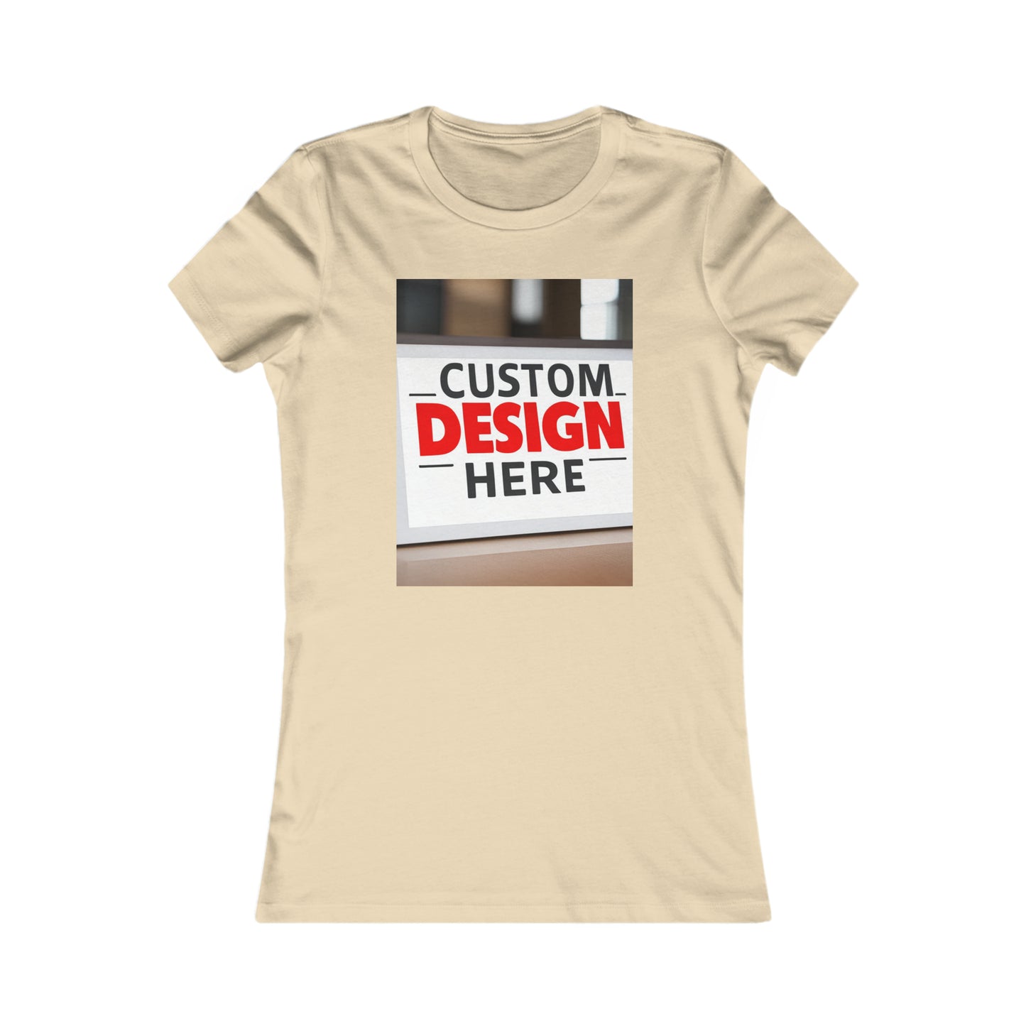 NAAMS Women's Design your Own Favorite Tee - 4.2 oz 100% airlume Cotton