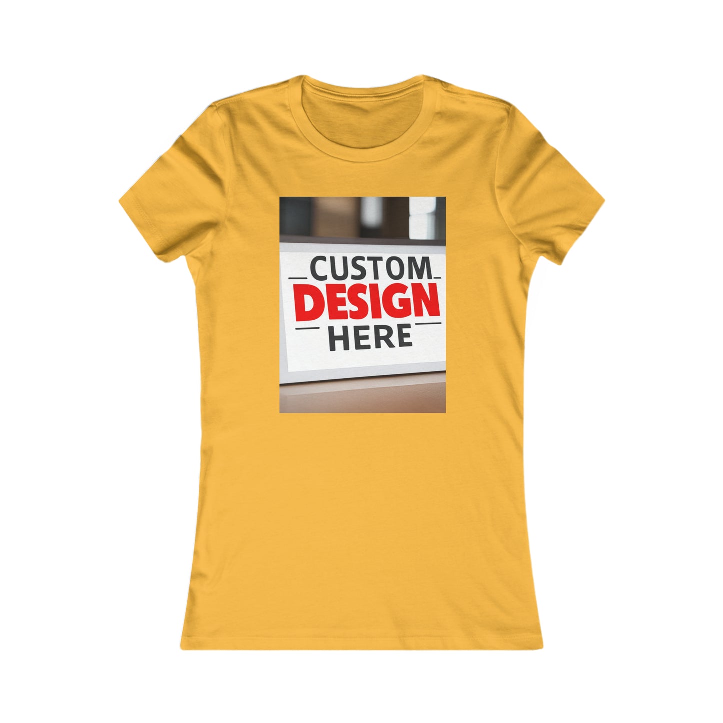 NAAMS Women's Design your Own Favorite Tee - 4.2 oz 100% airlume Cotton