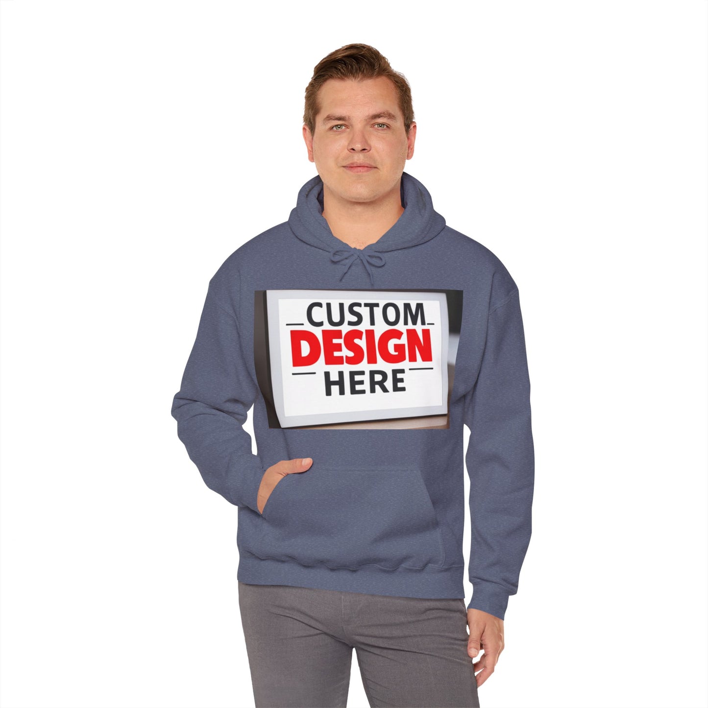 NAAMS Unisex Classic Fit Design Your Own Hoodie - 8.0 oz 100% Cotton