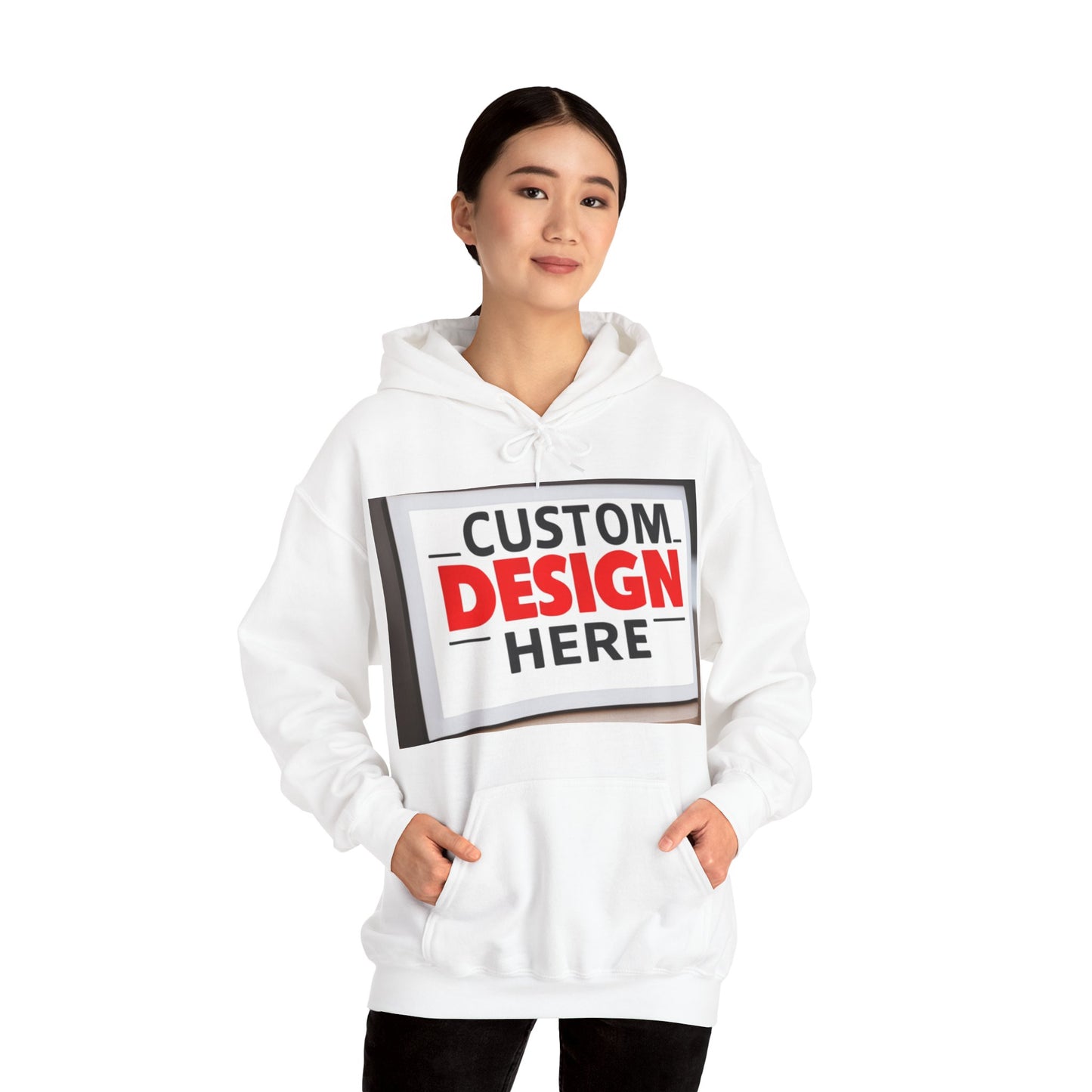 NAAMS Unisex Classic Fit Design Your Own Hoodie - 8.0 oz 100% Cotton