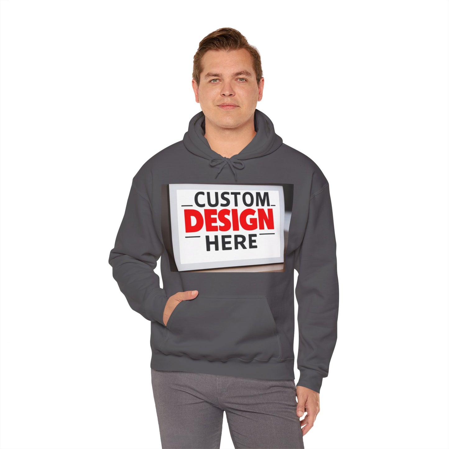 NAAMS Unisex Classic Fit Design Your Own Hoodie - 8.0 oz 100% Cotton