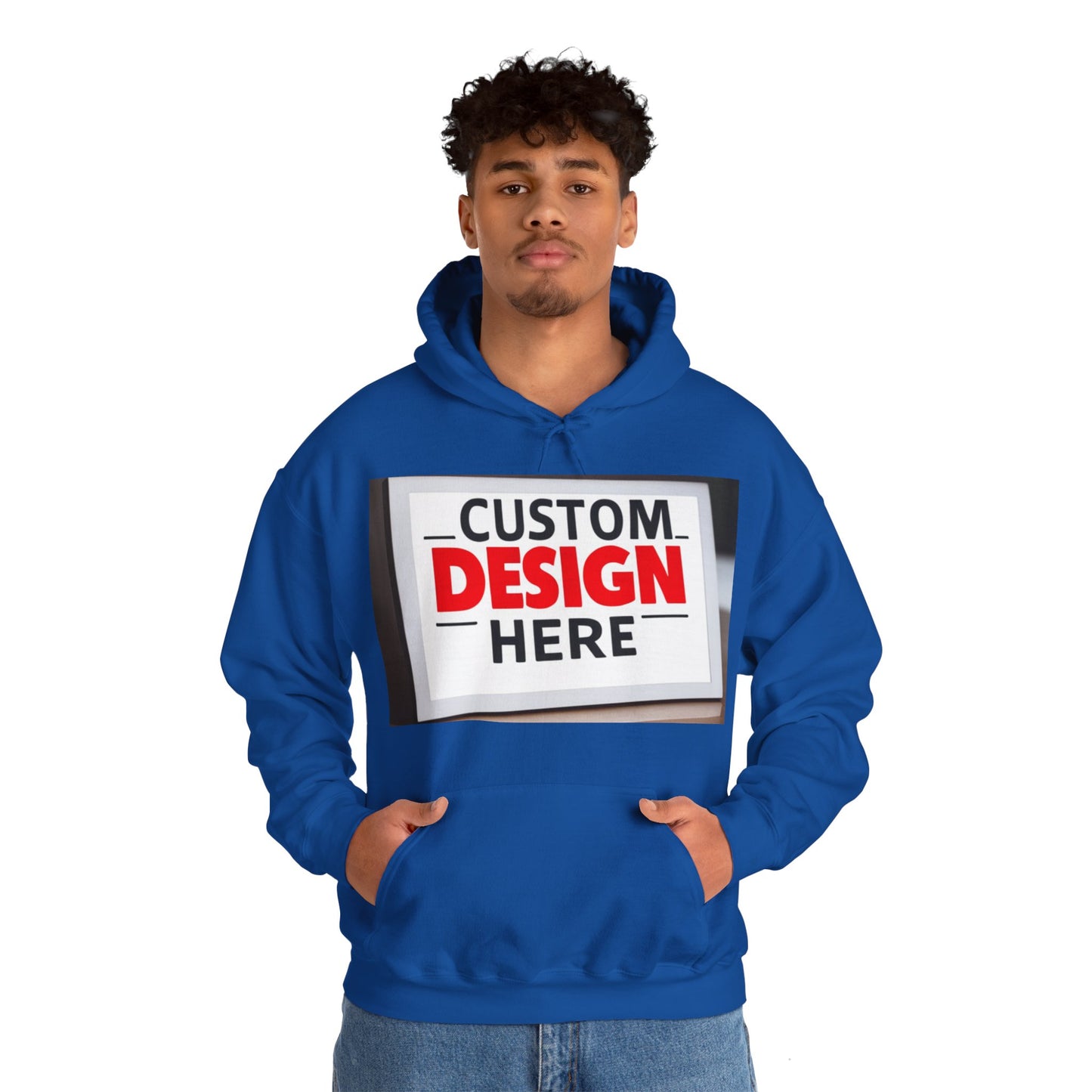 NAAMS Unisex Classic Fit Design Your Own Hoodie - 8.0 oz 100% Cotton