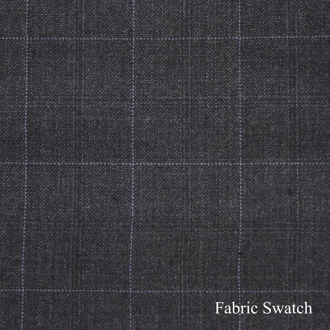 Windowpane Made To Measure Vest  - ET0246_MTM_SV