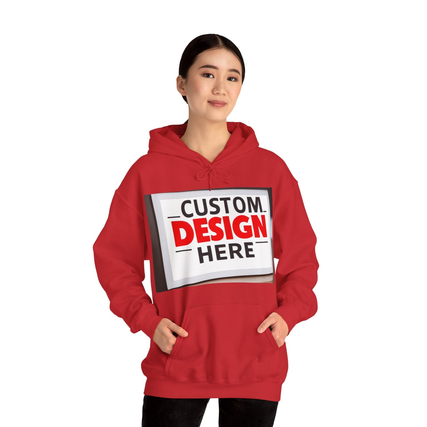 NAAMS Unisex Classic Fit Design Your Own Hoodie - 8.0 oz 100% Cotton