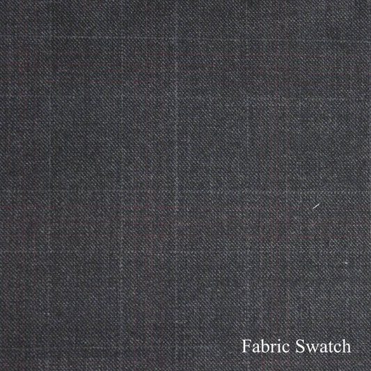 Windowpane Made To Measure Vest  - ET0264_MTM_SV