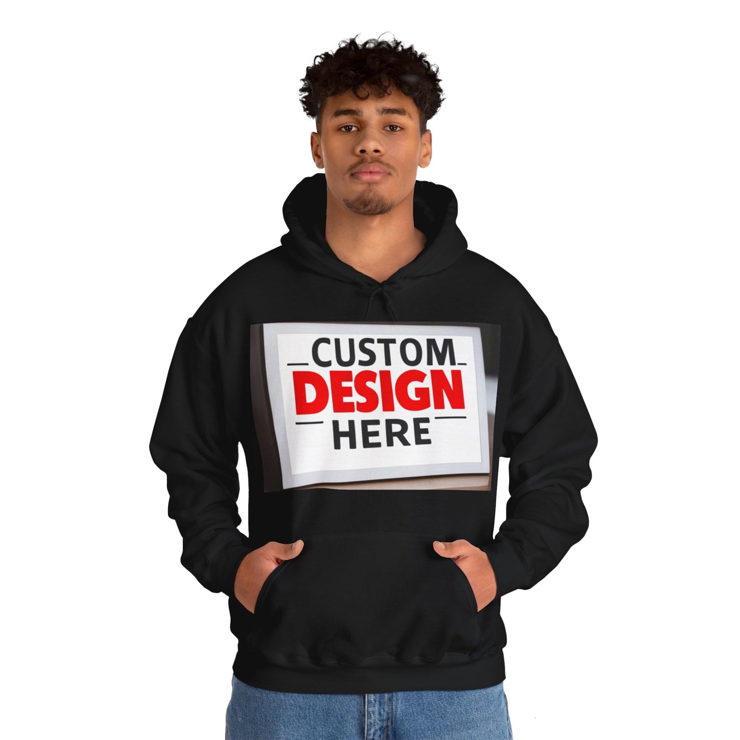 NAAMS Unisex Classic Fit Design Your Own Hoodie - 8.0 oz 100% Cotton
