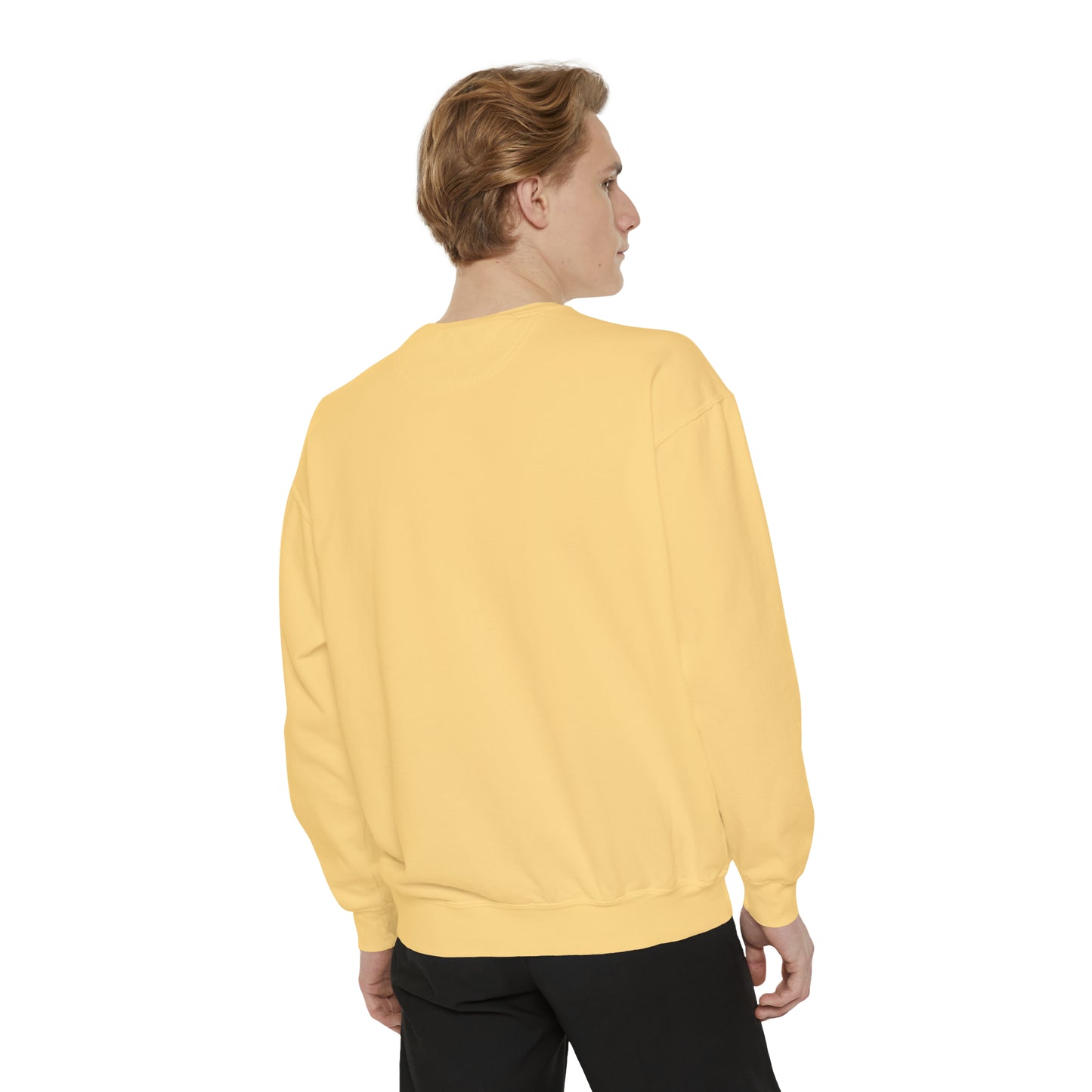 NAAMS Unisex Classic Fit Design Your Own Crewneck Garment-Dyed Sweatshirt - 9.5 oz 80% Cotton