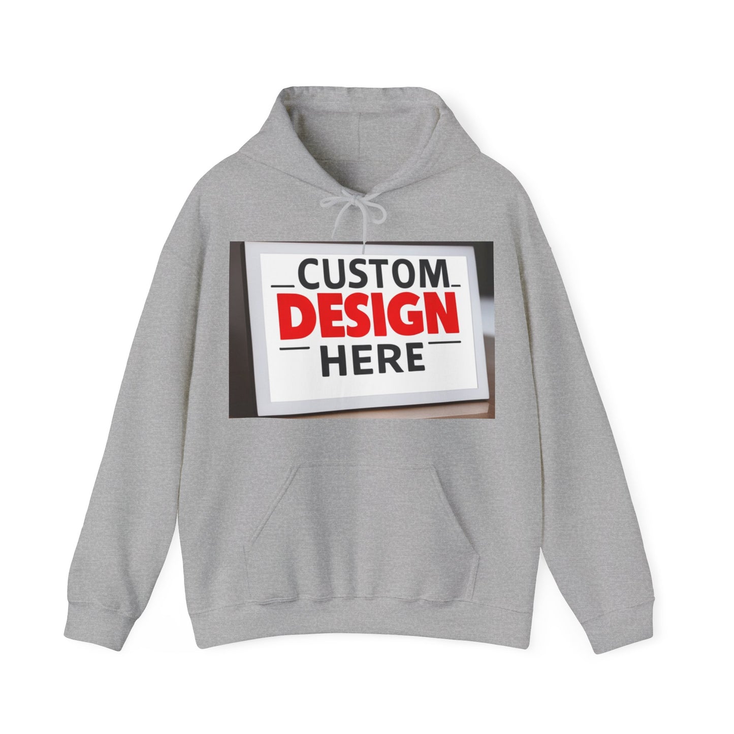 NAAMS Unisex Classic Fit Design Your Own Hoodie - 8.0 oz 100% Cotton