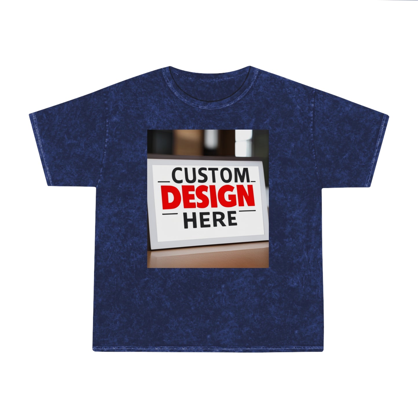NAAMS Unisex Design Your Own Mineral Wash 5.3oz 100%Cotton T-Shirt